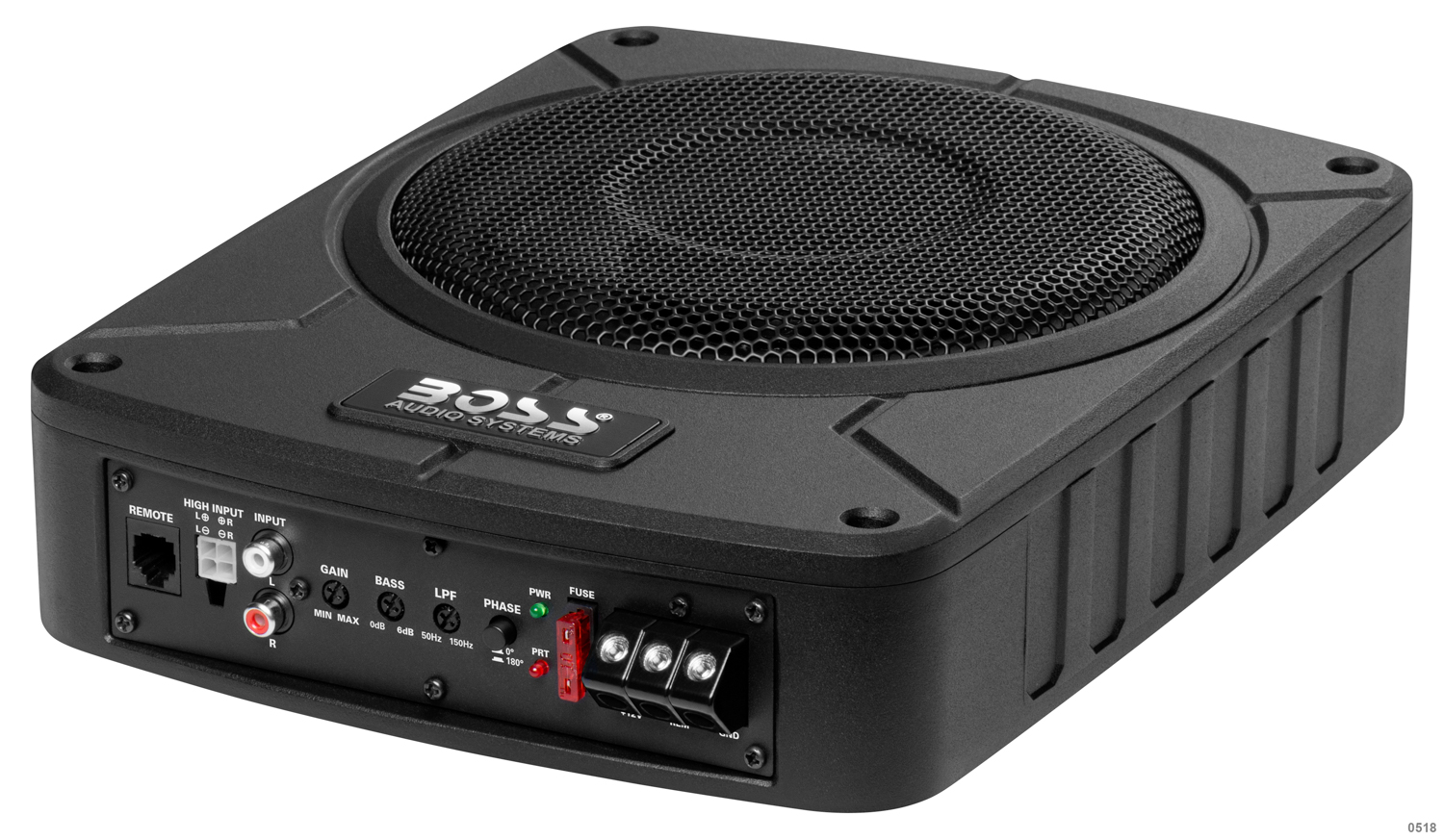 Boss Audio BAB8 8" 800w Slim UnderSeat Active Powered Car/Truck