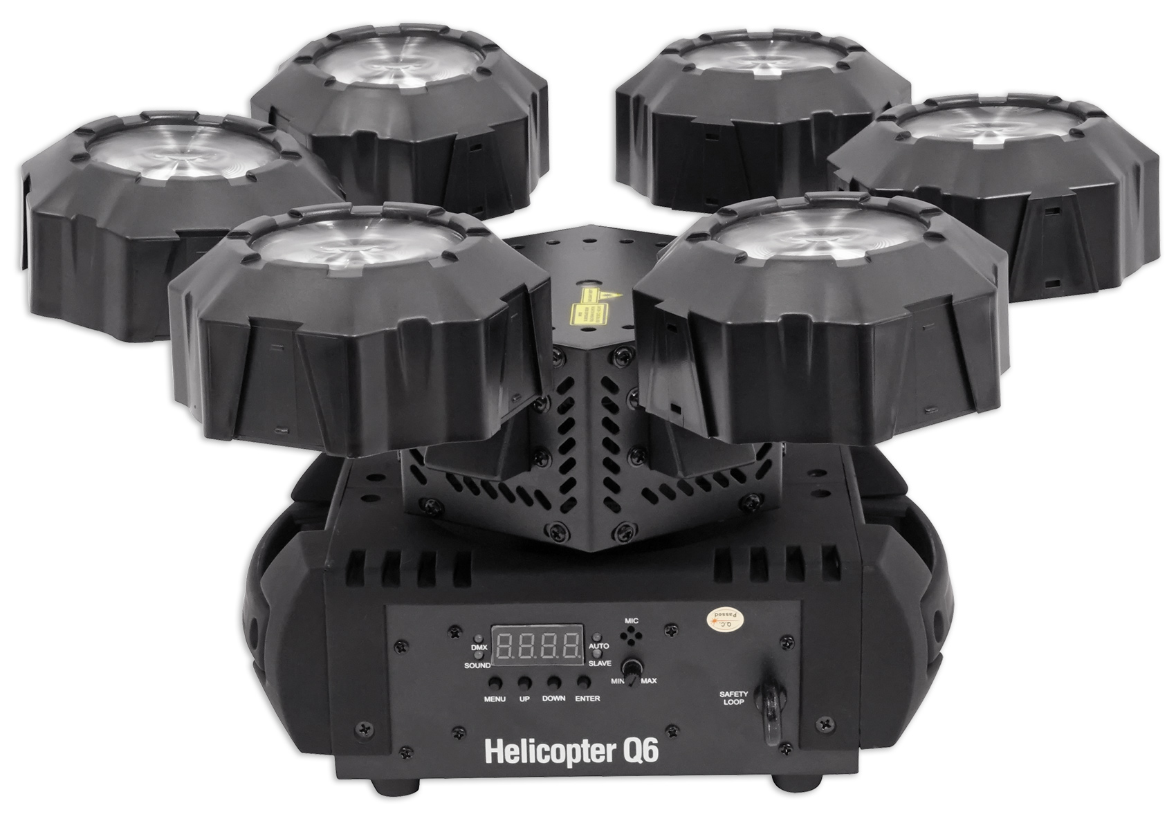 Chauvet DJ Helicopter Q6 DMX Rotating Dance Floor Effect Light w