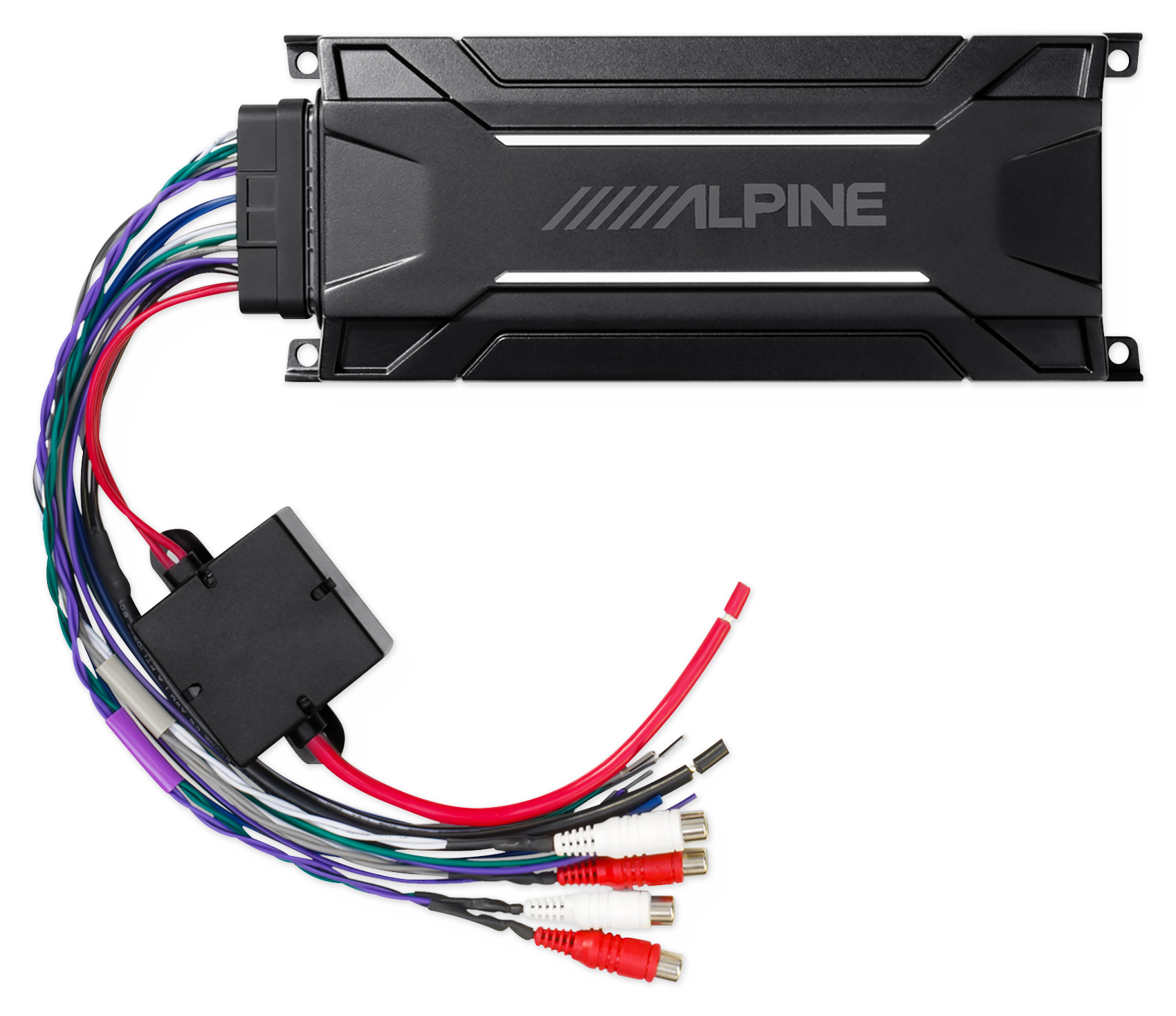 ALPINE KTA30FW 600 Watt 4Channel Small Mini Car Audio Amplifier Power