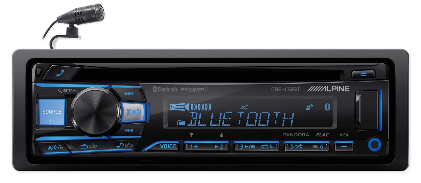 ALPINE Bluetooth CD Receiver USB/AUX SiriusXM For 9902 Chev Silverado