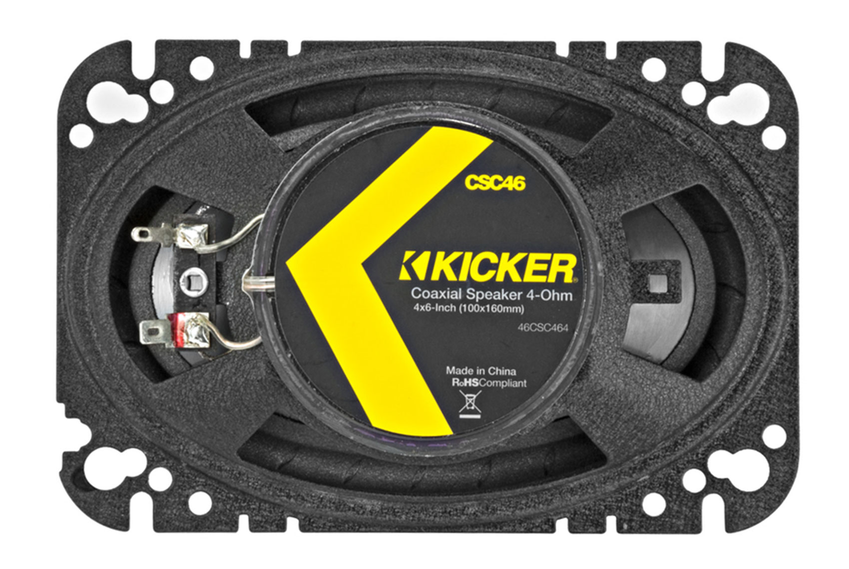 Pair KICKER 46CSC464 4x6" 300 Watt 4Ohm 2Way Car Audio Coaxial