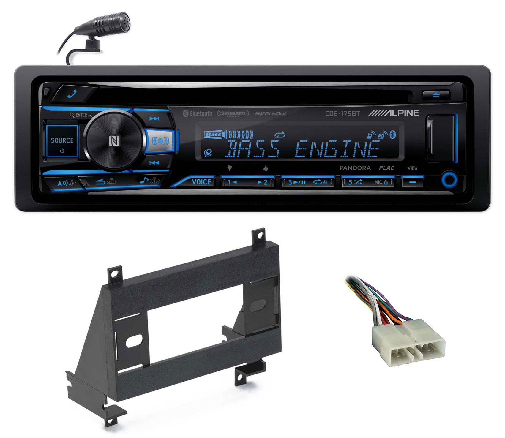 ALPINE Bluetooth CD Player USB/AUX SiriusXM For 1993-1997 GEO Prizm | eBay
