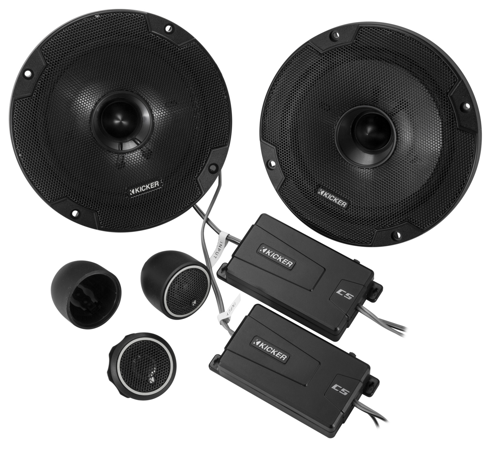 Pair AUTOTEK ATS65C 6.5/" 600 Watt Car Audio Component Speakers