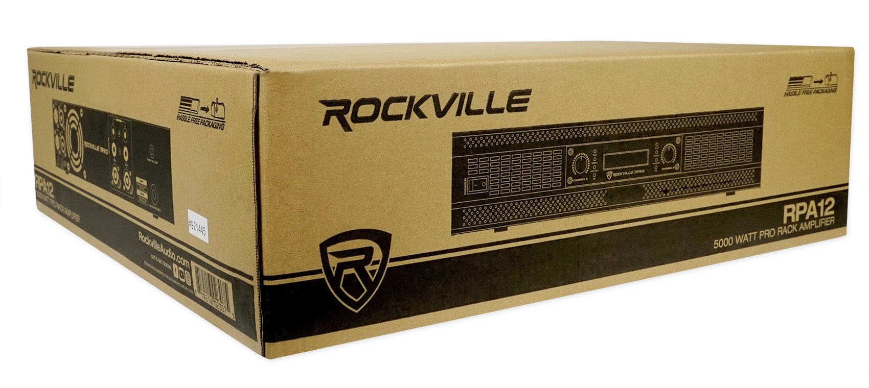 Rockville RPA12 5000 Watt Peak / 1400w RMS 2 Channel Power Amplifier