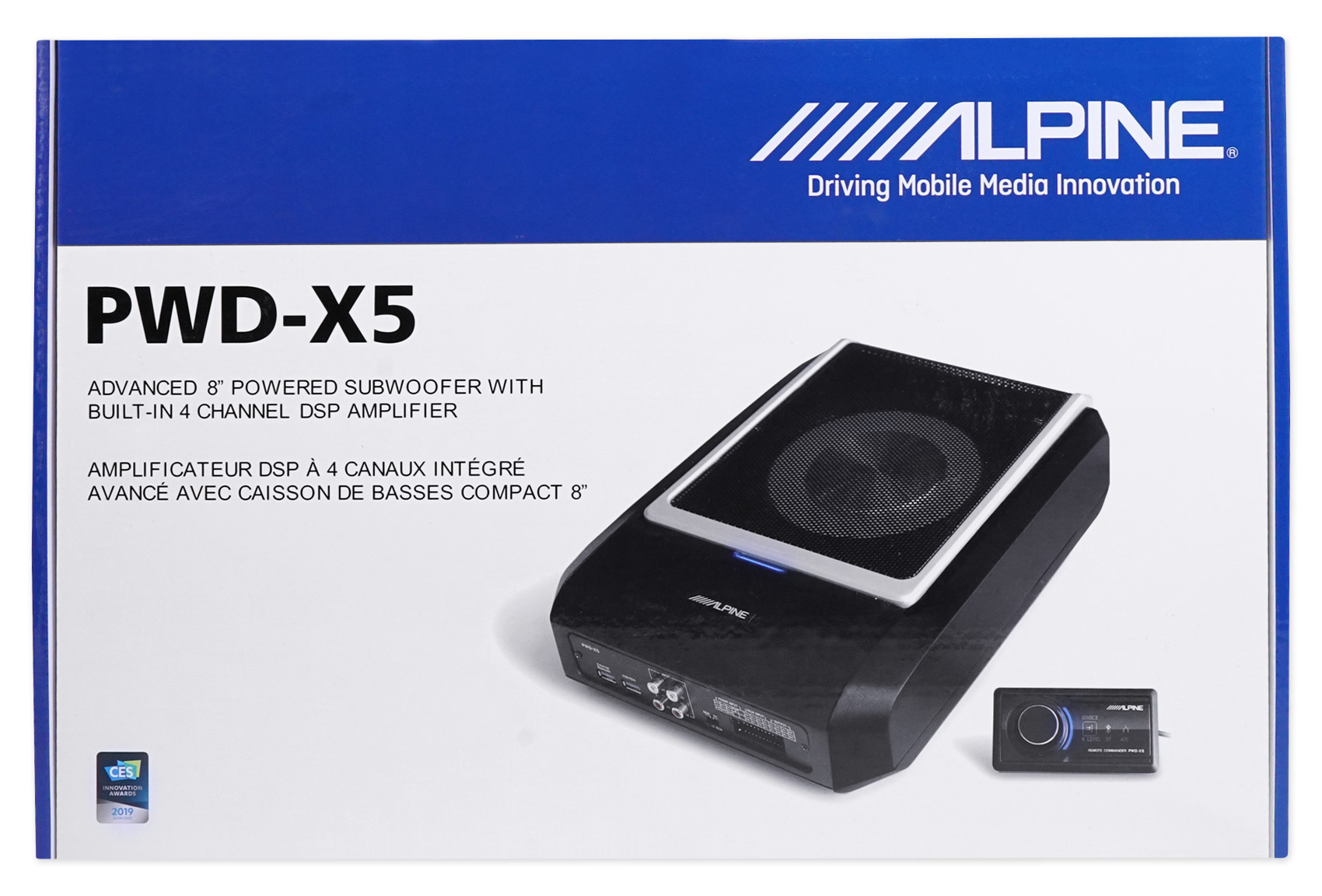 alpine powered subwoofer