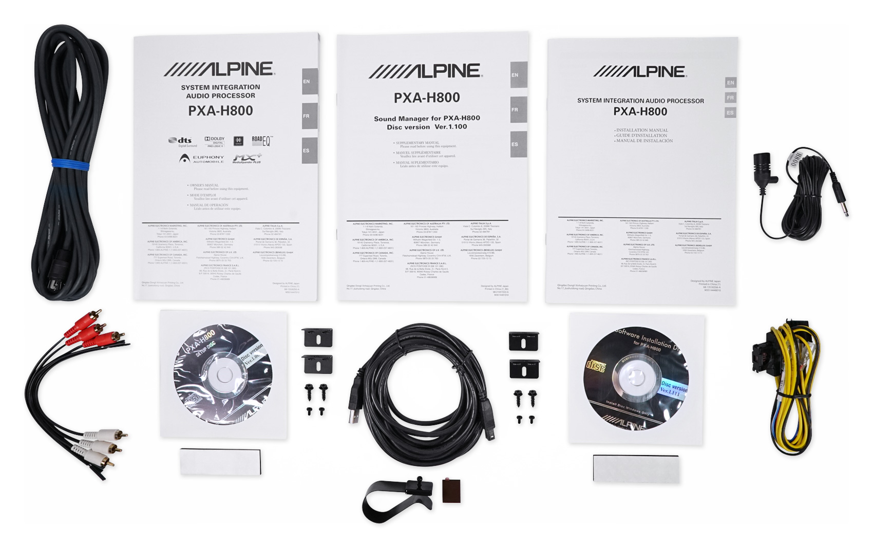 Alpine PXAH800 IMPRINT Digital Car Audio OEM Sound Processor+1Din