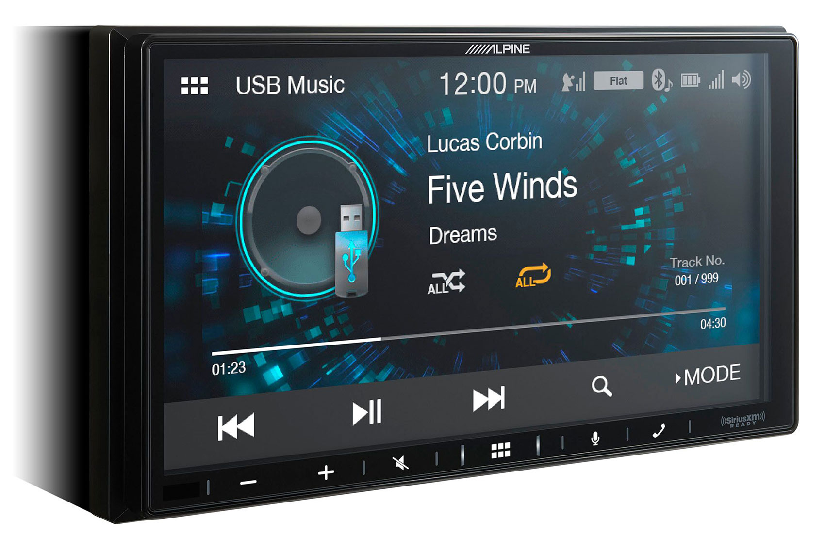 ALPINE ILX-W650 7" Digital Media Bluetooth Car Receiver CarPlay/Android ...