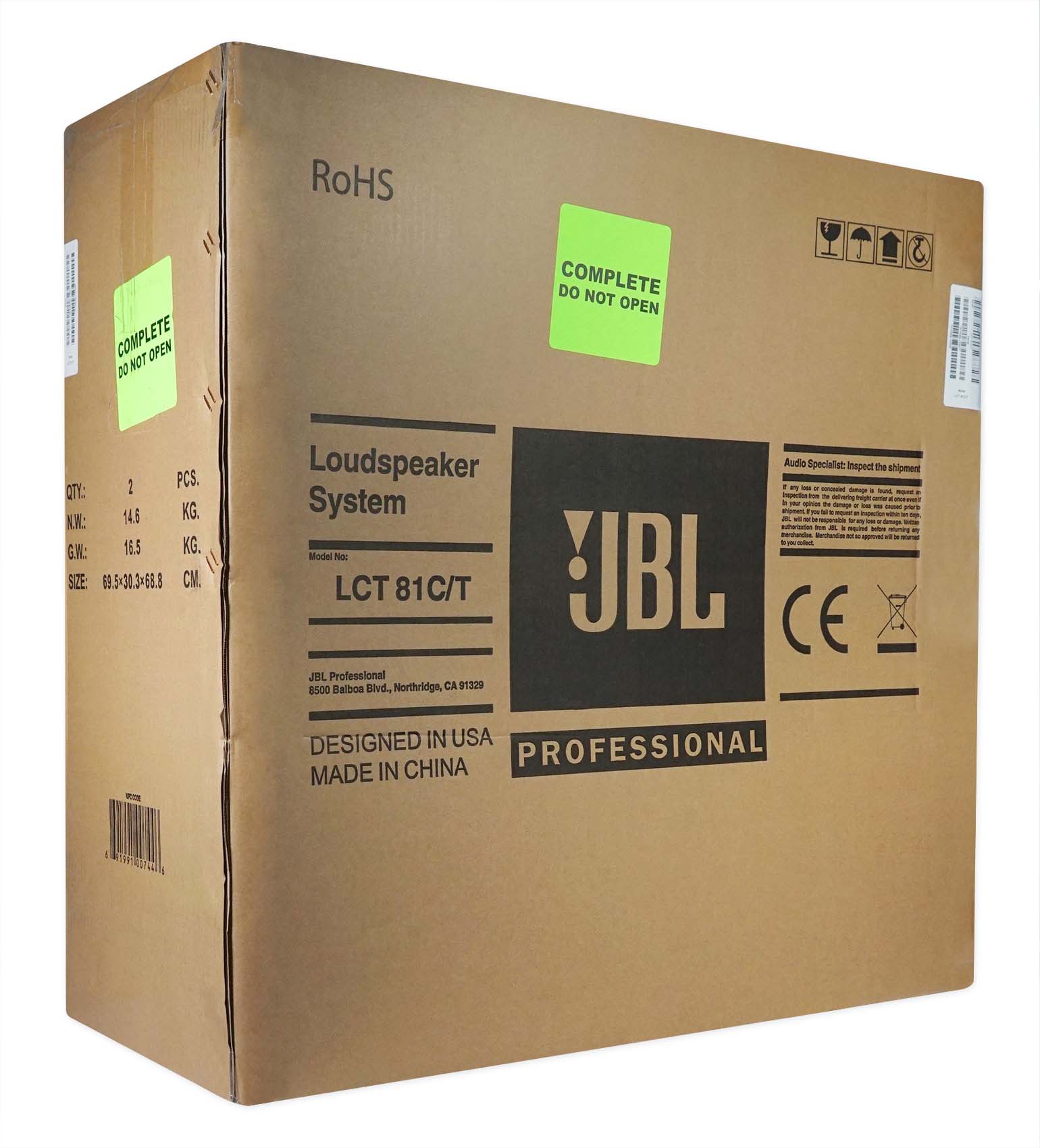 2 JBL LCT 81C/T Commercial Drop Ceiling Tile Speakers For ...