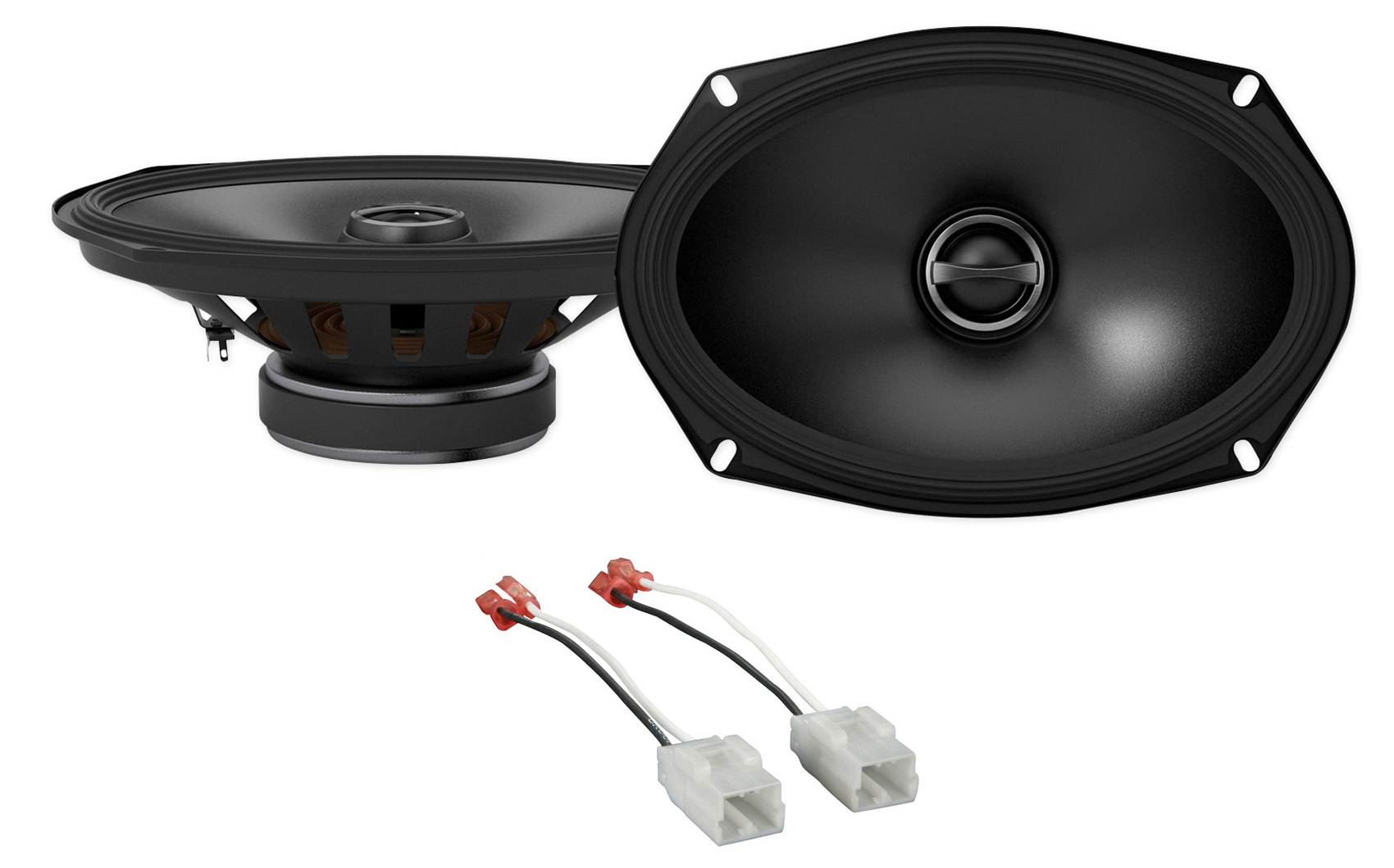 6x9" Alpine S Front Factory Speaker Replacement Kit For 2006-2008 Dodge