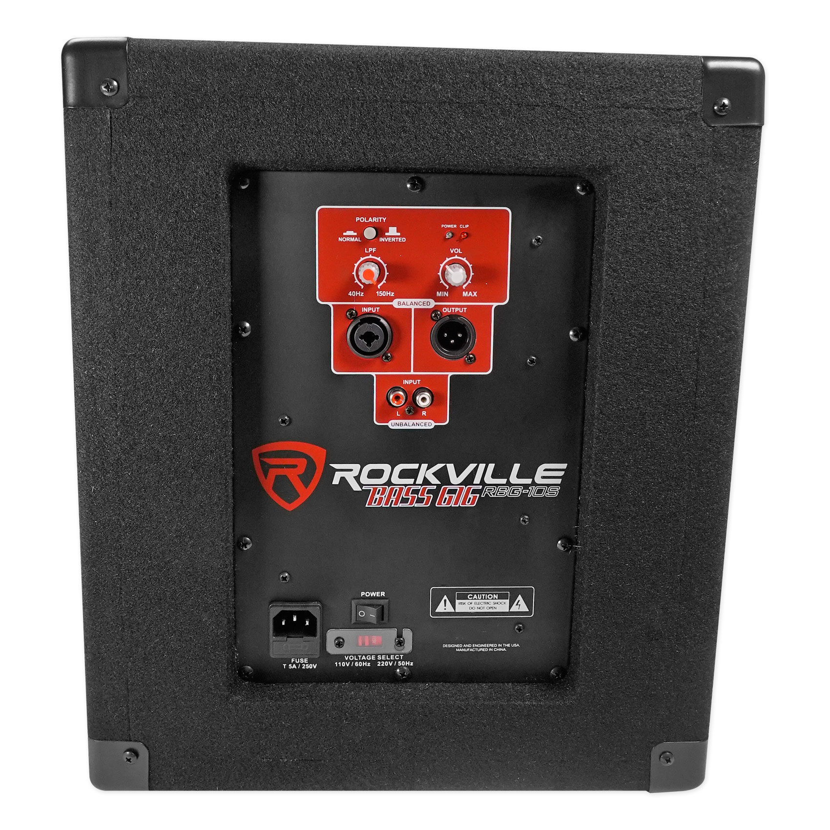 Bass Rockville Subwoofer 18 Rockville 18 Powered Subwoofer Rockville RBG15S  1600w Active PA