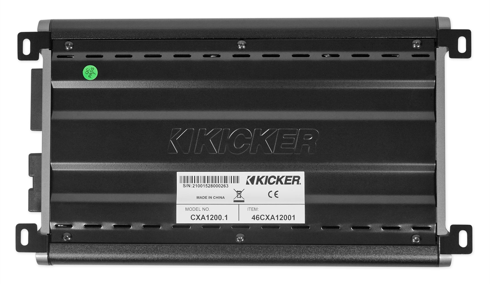 KICKER 46CXA12001 CXA1200.1 1200 Watt RMS Mono Class D Car Amplifier