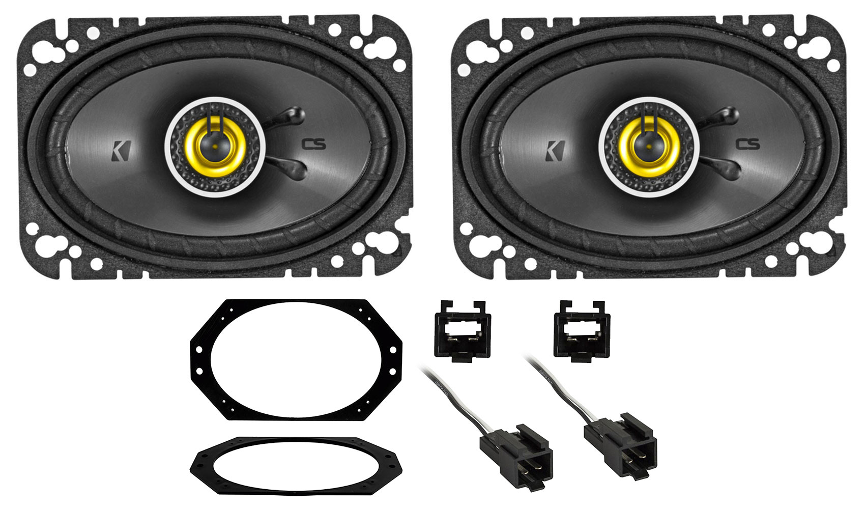4x6" Kicker Front CSC Speaker Replacement Kit for 19972002 Jeep Wrangler TJ eBay