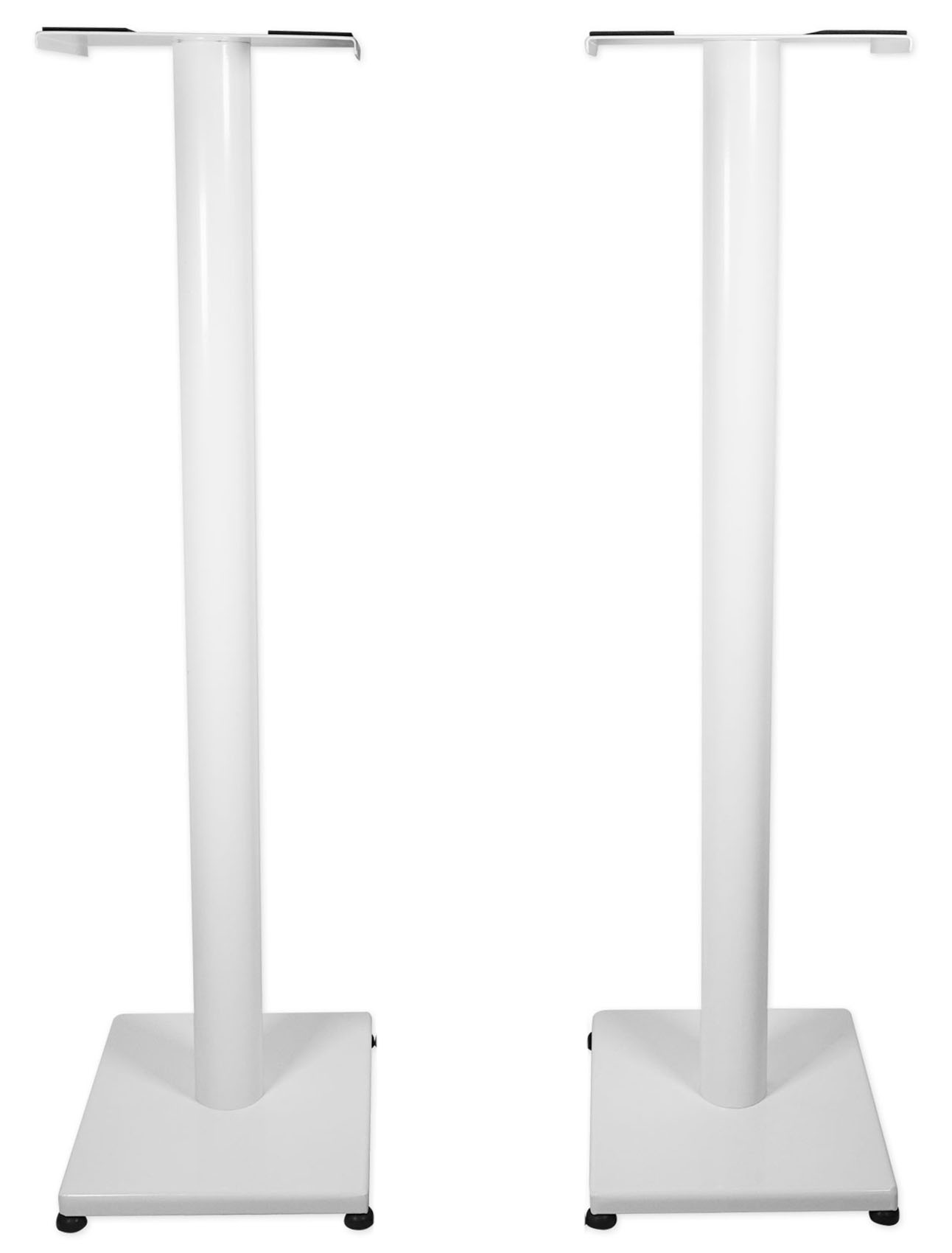 Pair 37” Steel White Stands For KEF Q350 Bookshelf Speakers eBay