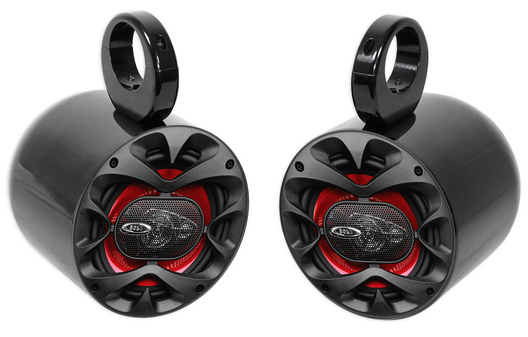 Pair Jeep Wrangler Boss 6.5" 300w 3Way Car Audio Rollbar Soundbar