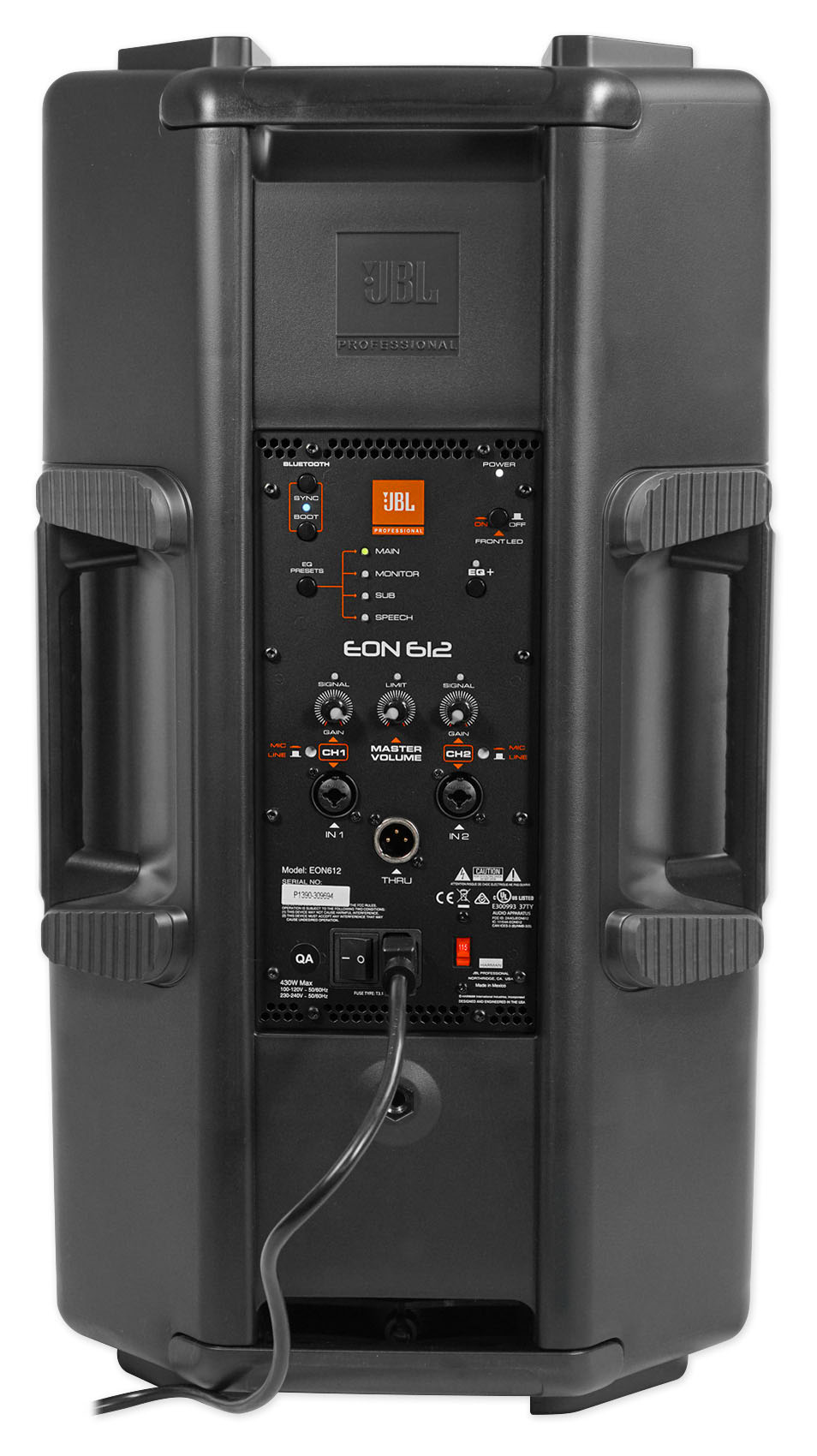 JBL EON612 12" 1000 Watt 2Way Powered Active DJ PA Speaker System w