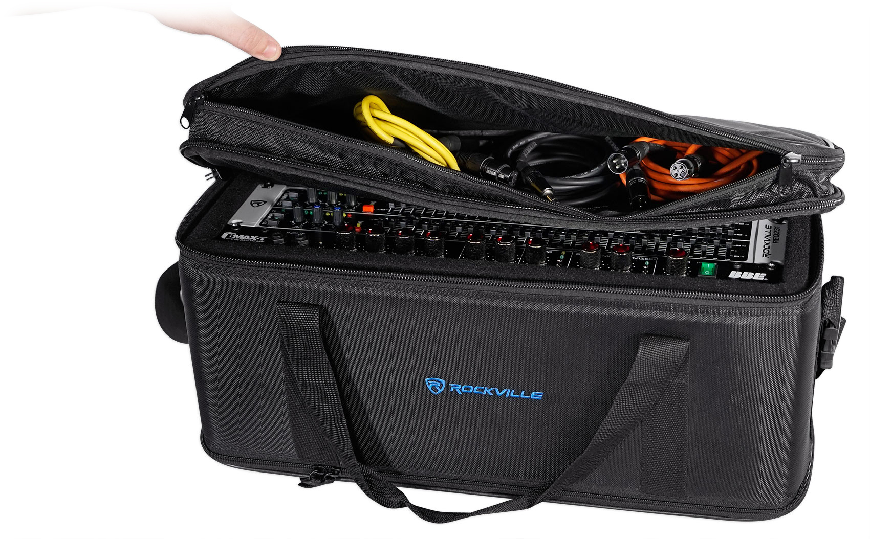 Rockville ROCKFORCE 192Channel DMX Lighting Controller+Rack Bag Carry