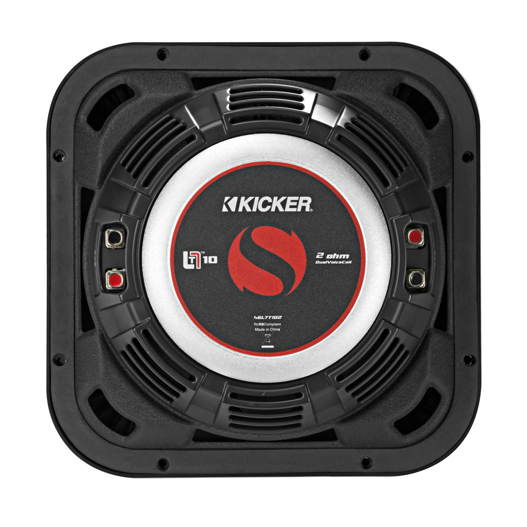 KICKER 46L7T102 10" 1000 Watt L7T Subwoofer Solo-Baric Sub+Vented Sub