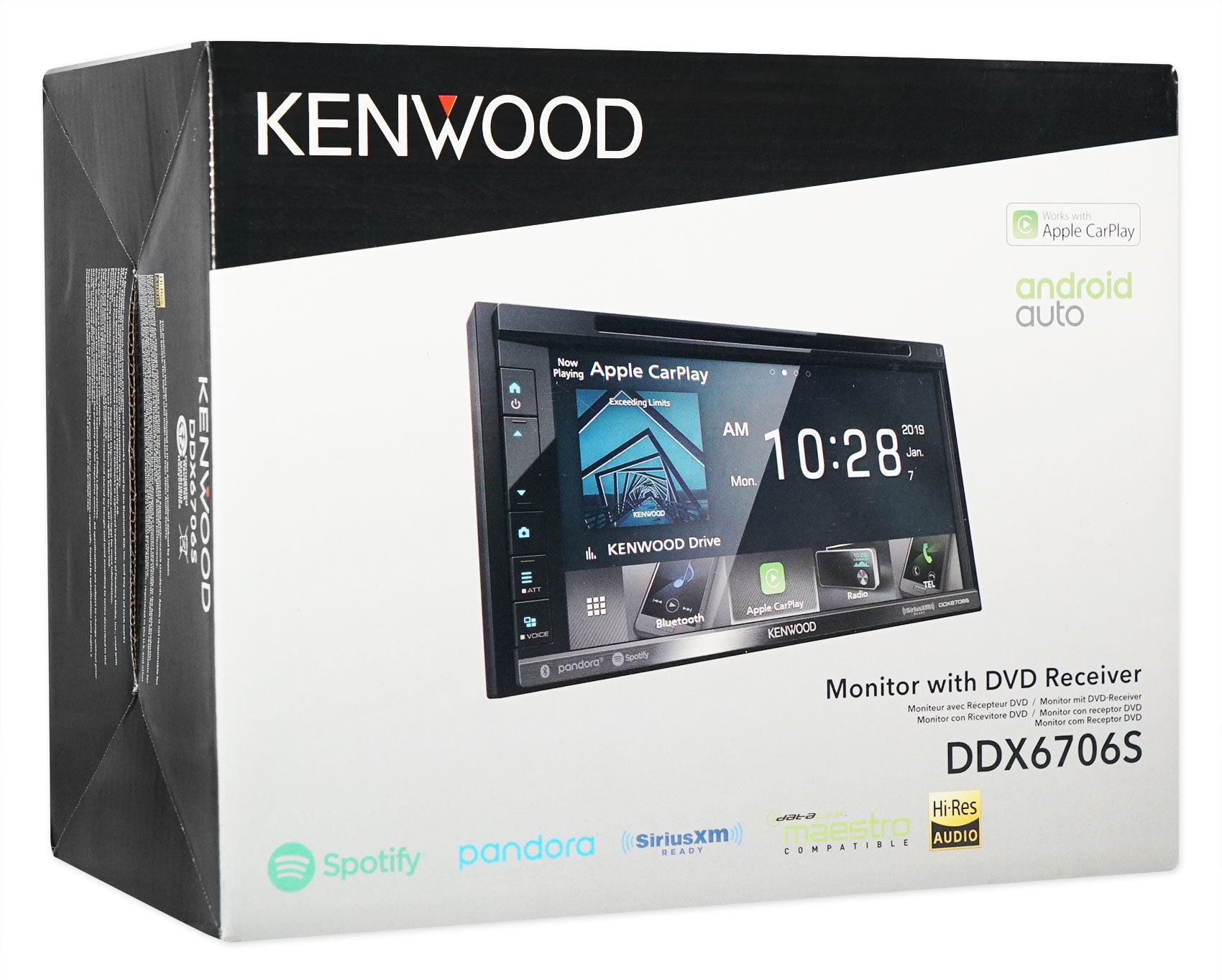 Kenwood DDX6706S 2Din 6.8" Car DVD Player Receiver/Apple Carplay