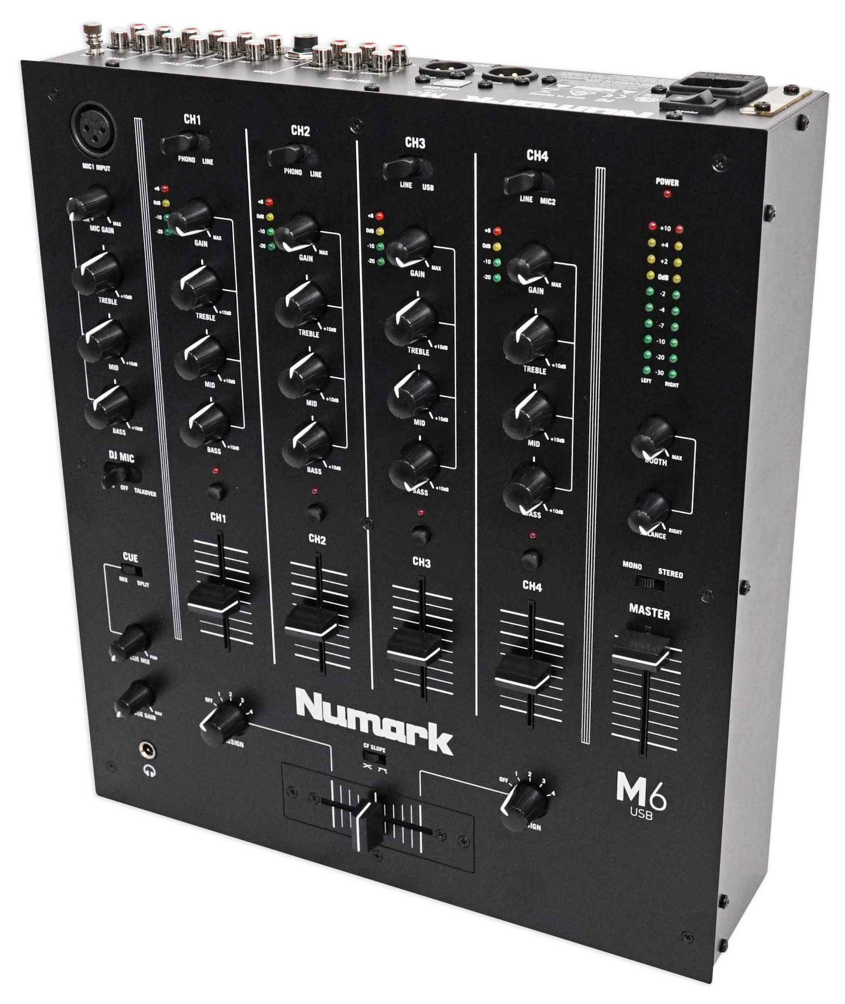 Numark M6 USB 4Channel Pro DJ Mixer w/ USB Interface M6USB, Black eBay