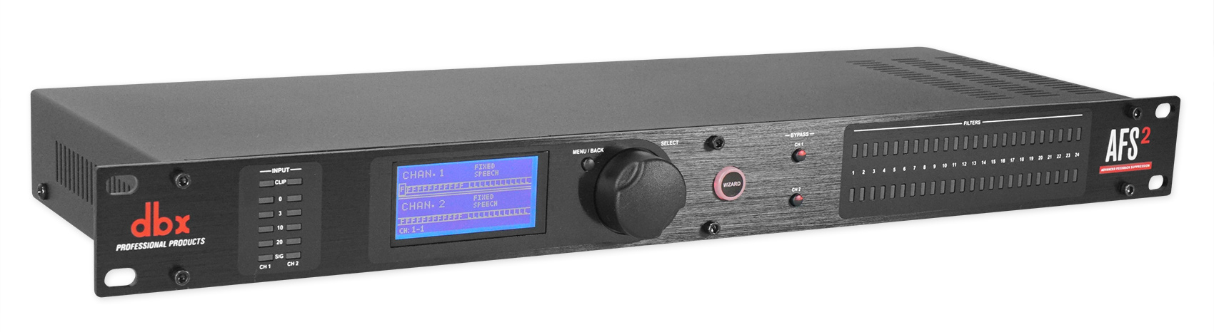 DBX AFS2 Dual Channel Advanced DSP Feedback Suppression Processor+