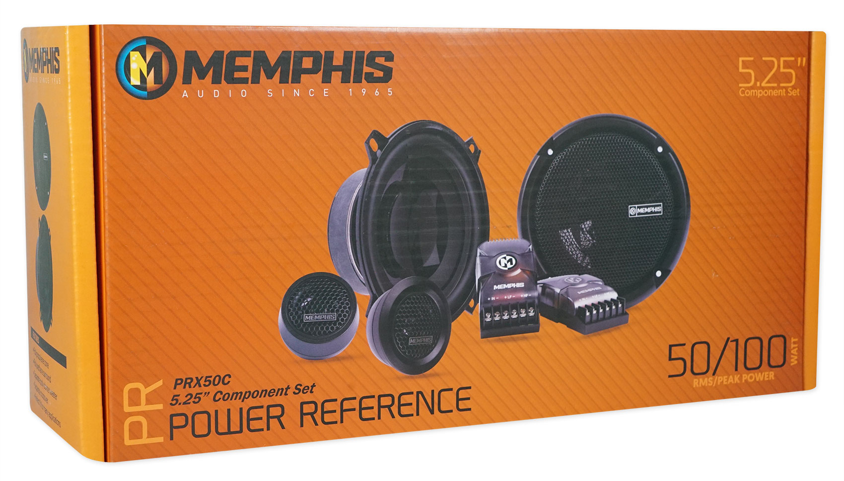Memphis Audio PRX50C 5.25" 100 Watt Component Car Speakers w/Crossovers