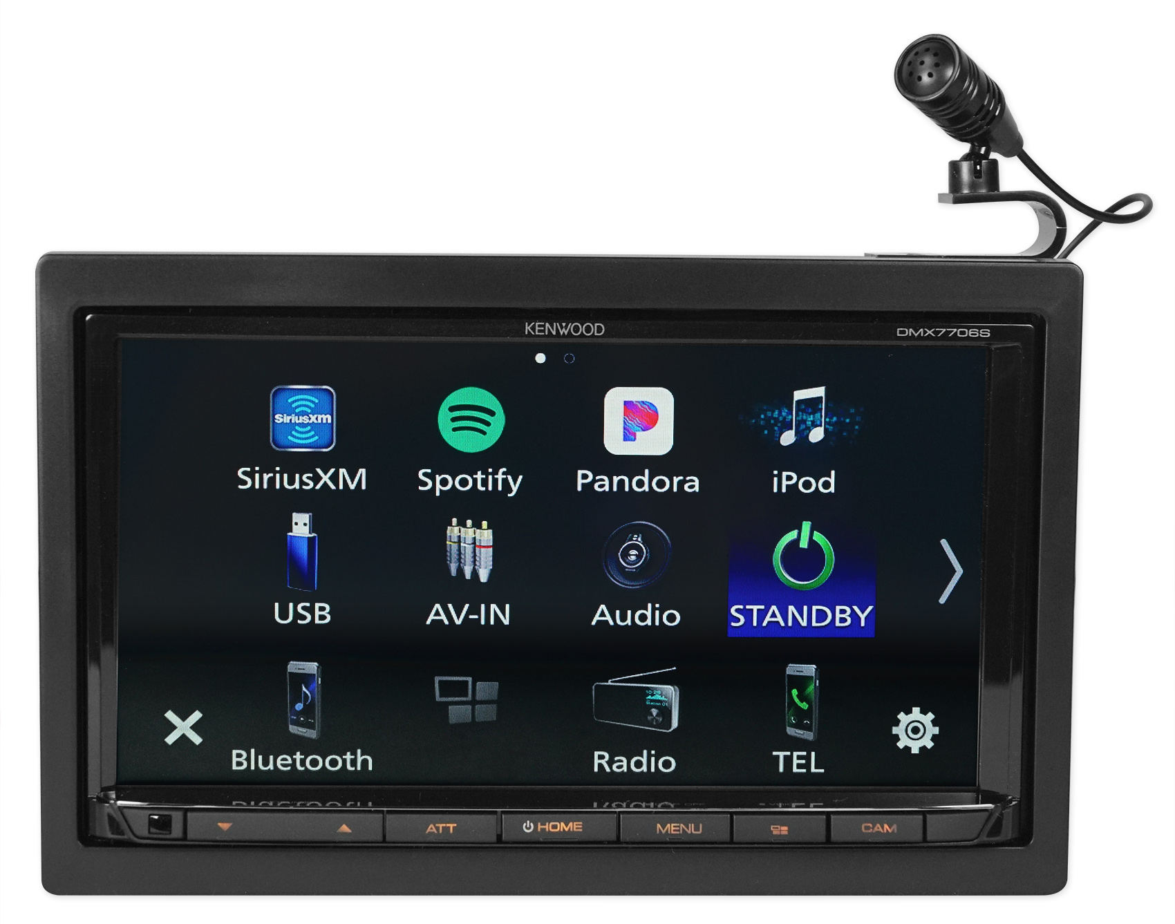 Kenwood DMX7706S 7" Digital Media Receiver Apple CarPlay+Android Auto