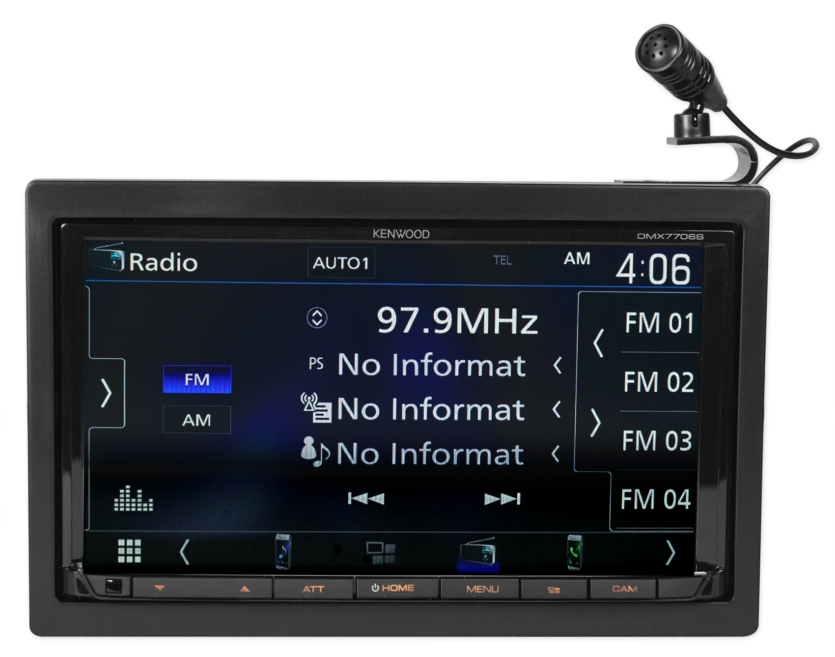 Kenwood DMX7706S 7" Digital Media Receiver Apple CarPlay+Android Auto