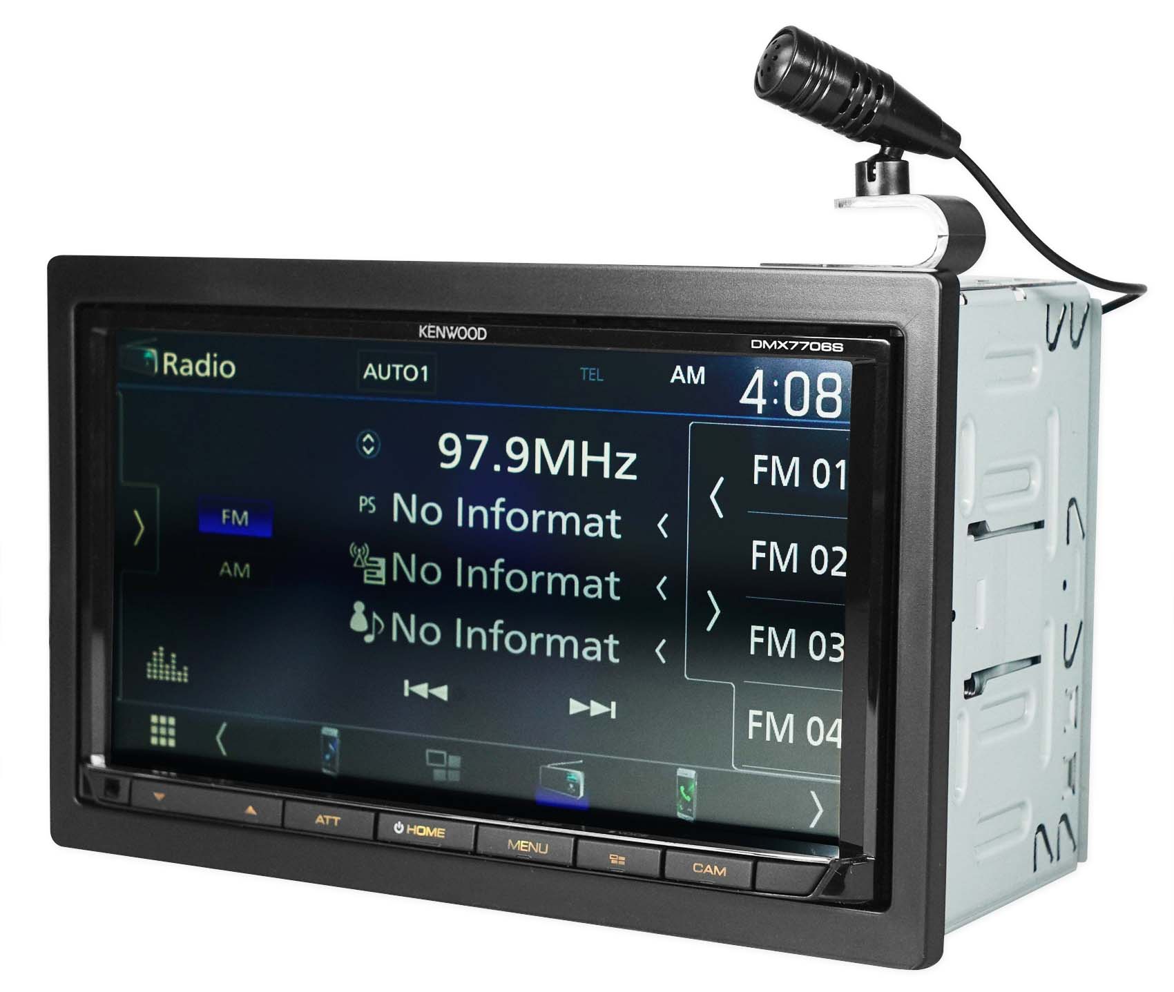 Kenwood DMX7706S 7" Digital Media Receiver Apple CarPlay+Android Auto