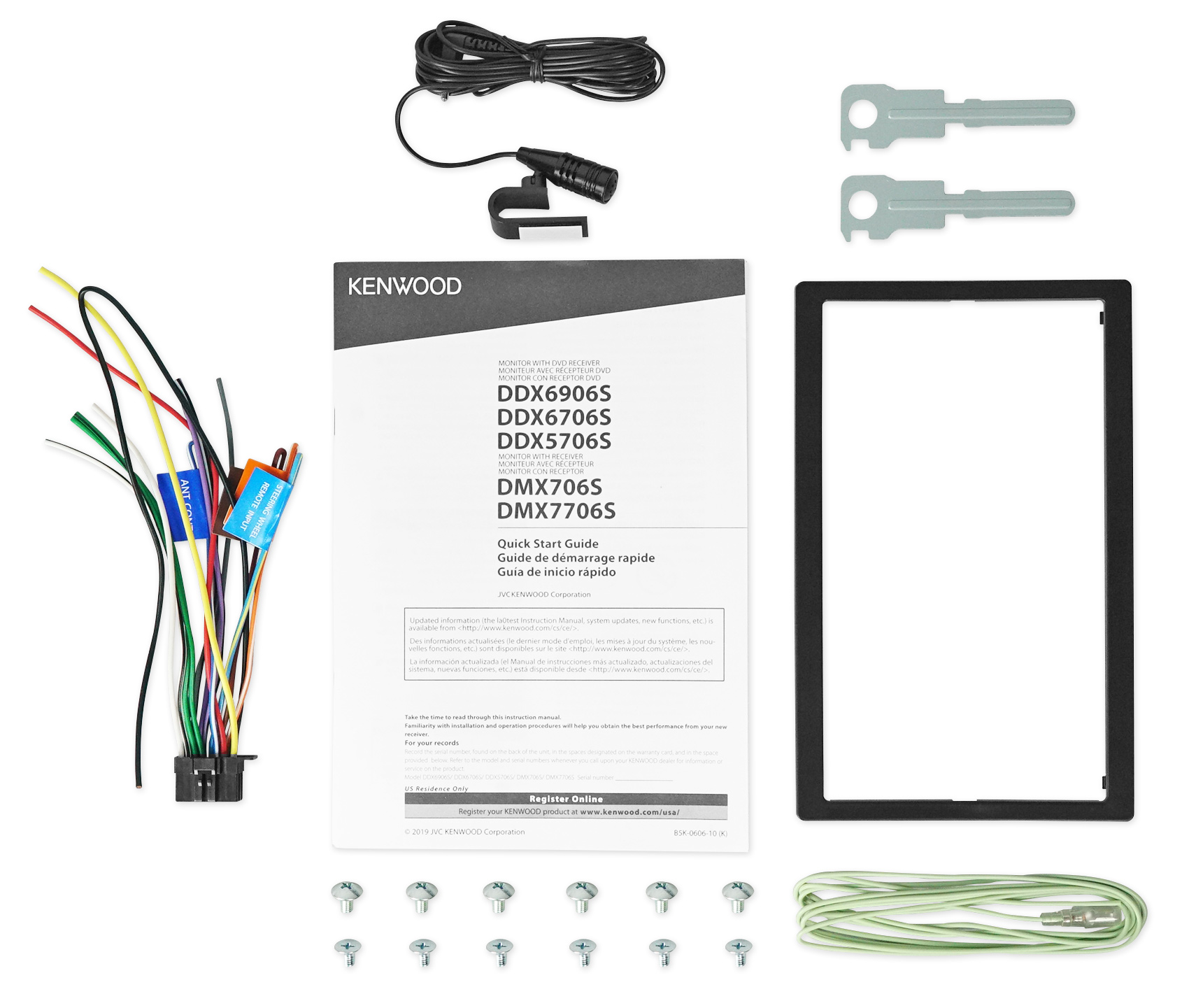 Kenwood DMX7706S 7" Digital Media Receiver Apple CarPlay+Android Auto