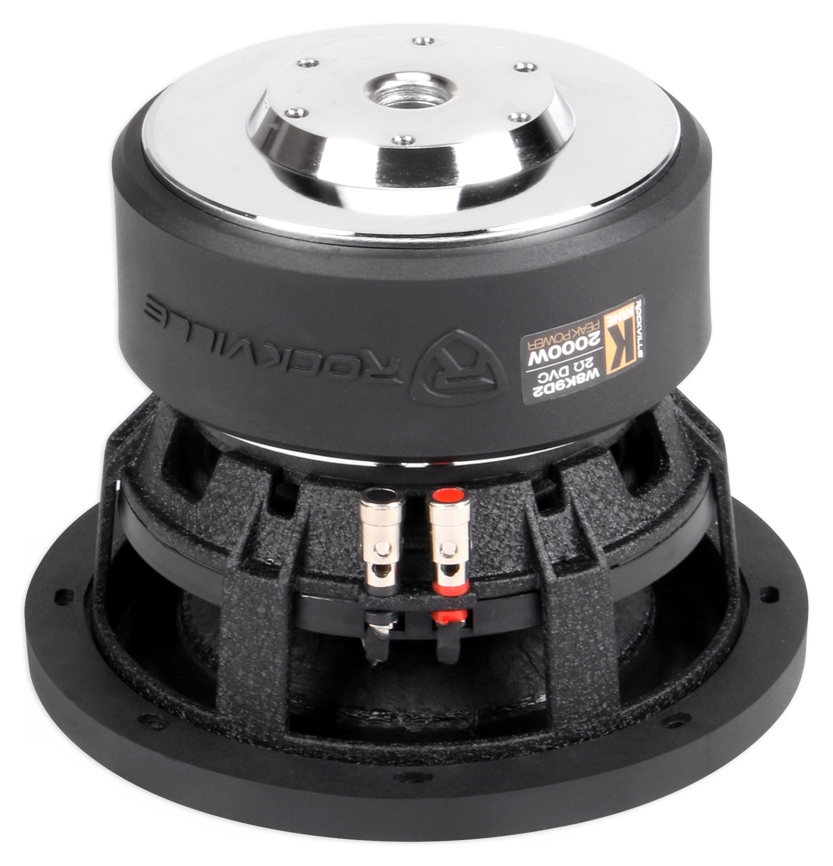 Rockville W8K9D2 8" Inch 2000w Car Audio Subwoofer Dual 2Ohm Sub CEA