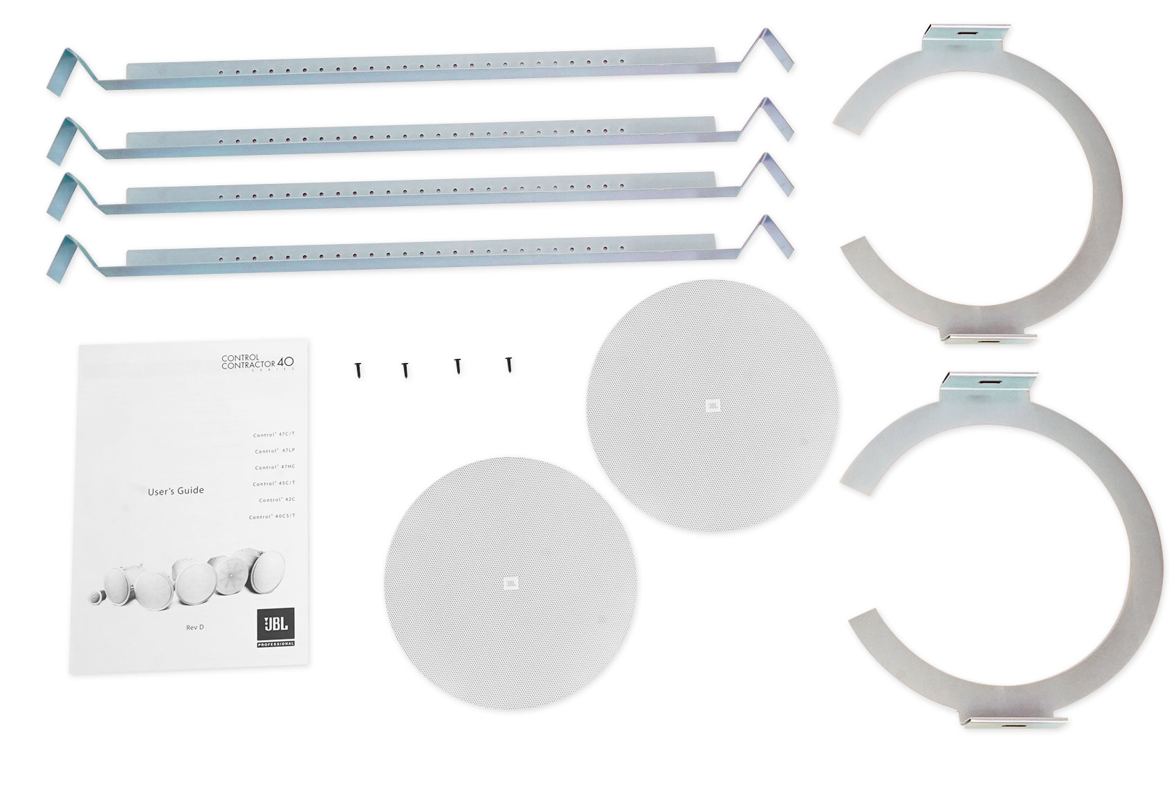 2 JBL Control 45C//T 5.25/" 70V Commercial//Restaurant Ceiling Speakers 60 Watt Tap