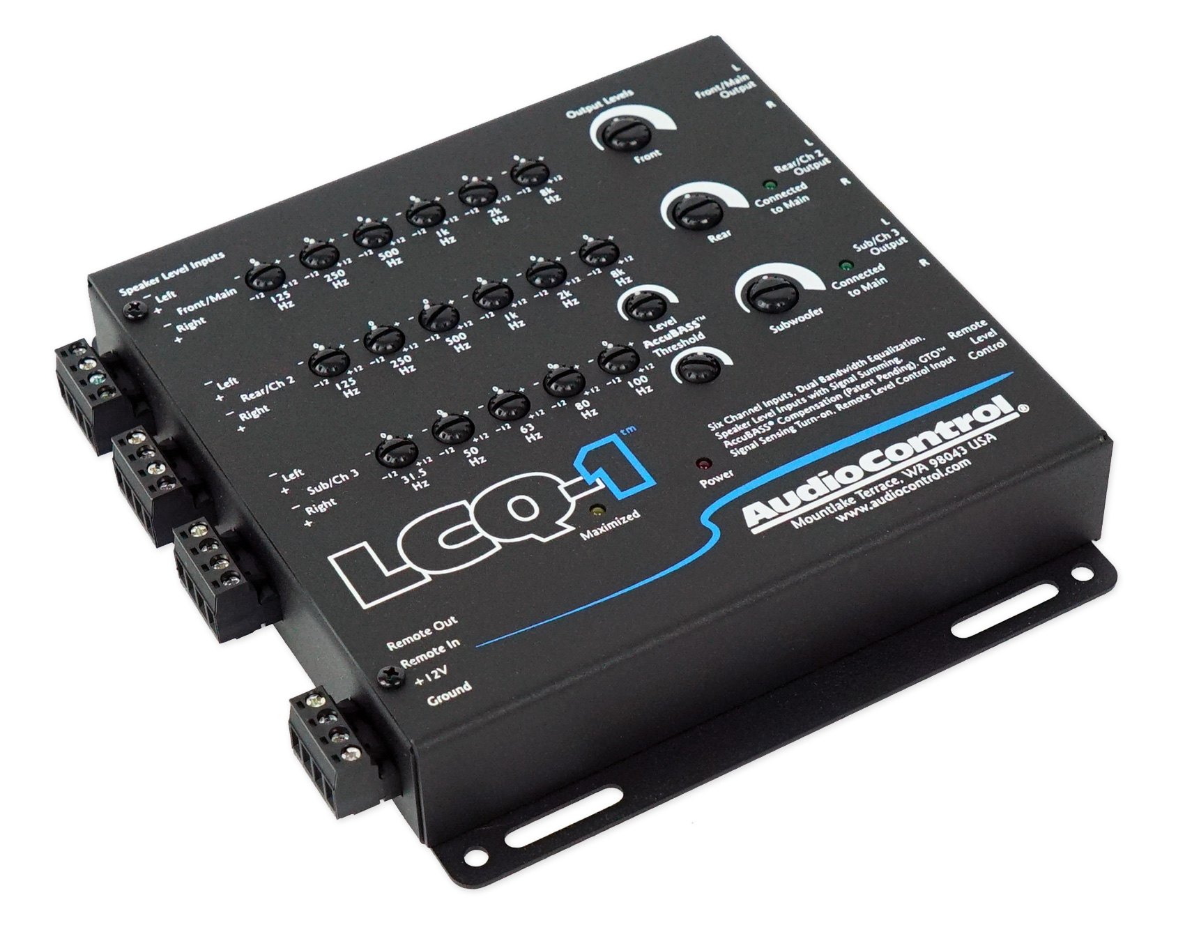 AudioControl LCQ1 Six Channel Line Out Converter+Bass Processor Audio