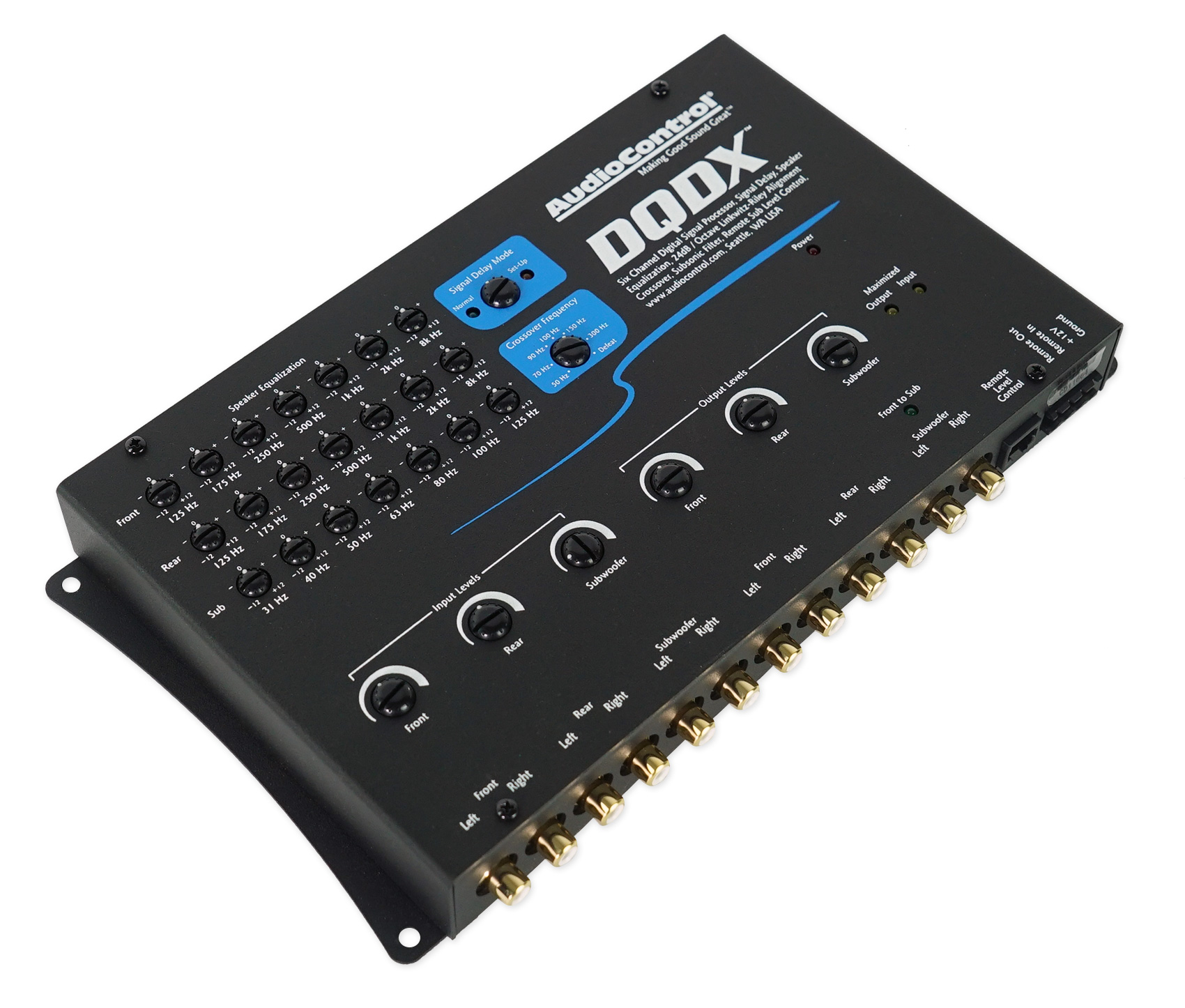 AudioControl DQDX 6 Channel Digital Signal Processor DSP + Remote Audio ...