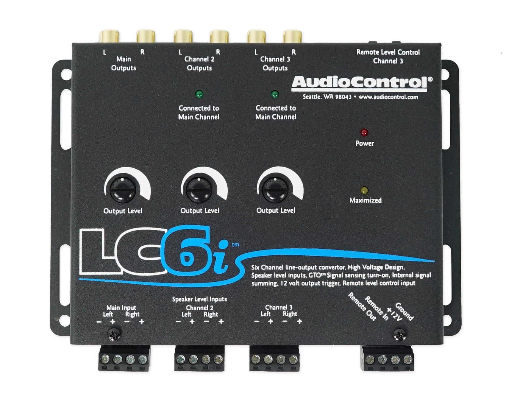 AudioControl LC6i 6 Channel Line Out Hi/Lo Converter+Bass Processor DSP
