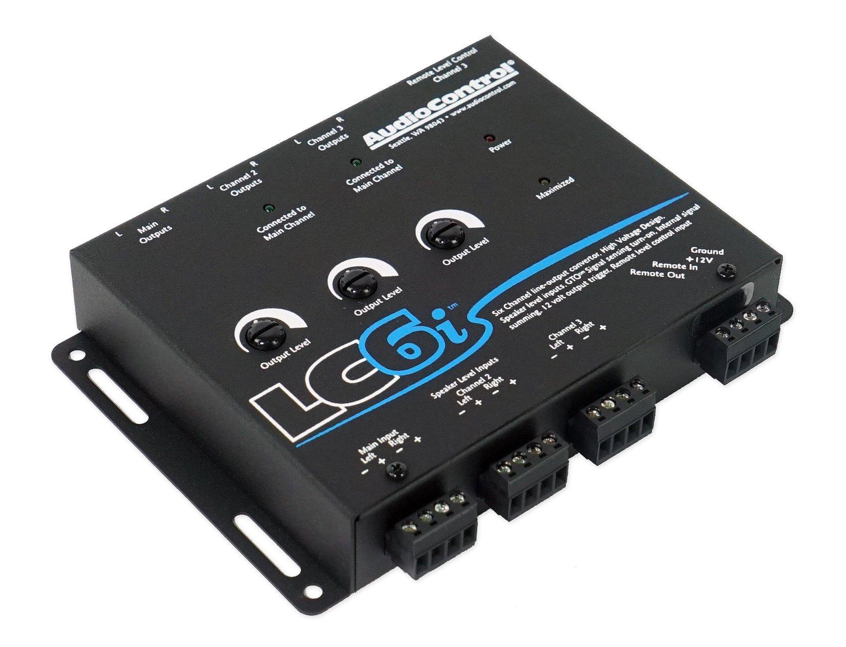 Audiocontrol Lc6i 6 Channel Line Out Hi Lo Converter+bass Processor Dsp 