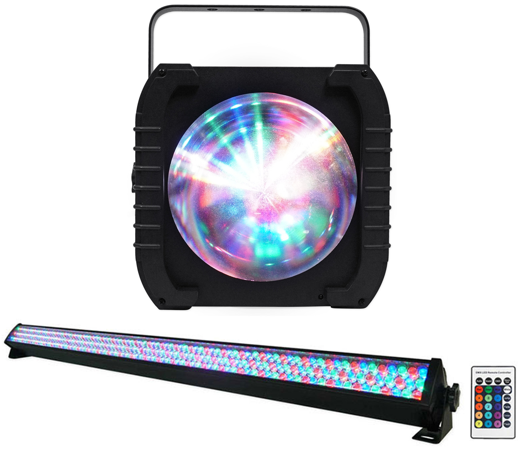 American Dj Adj Revo Ir Rgbw Led Dmx Dj Club Effect Light Moonflower Rockstrip Ebay