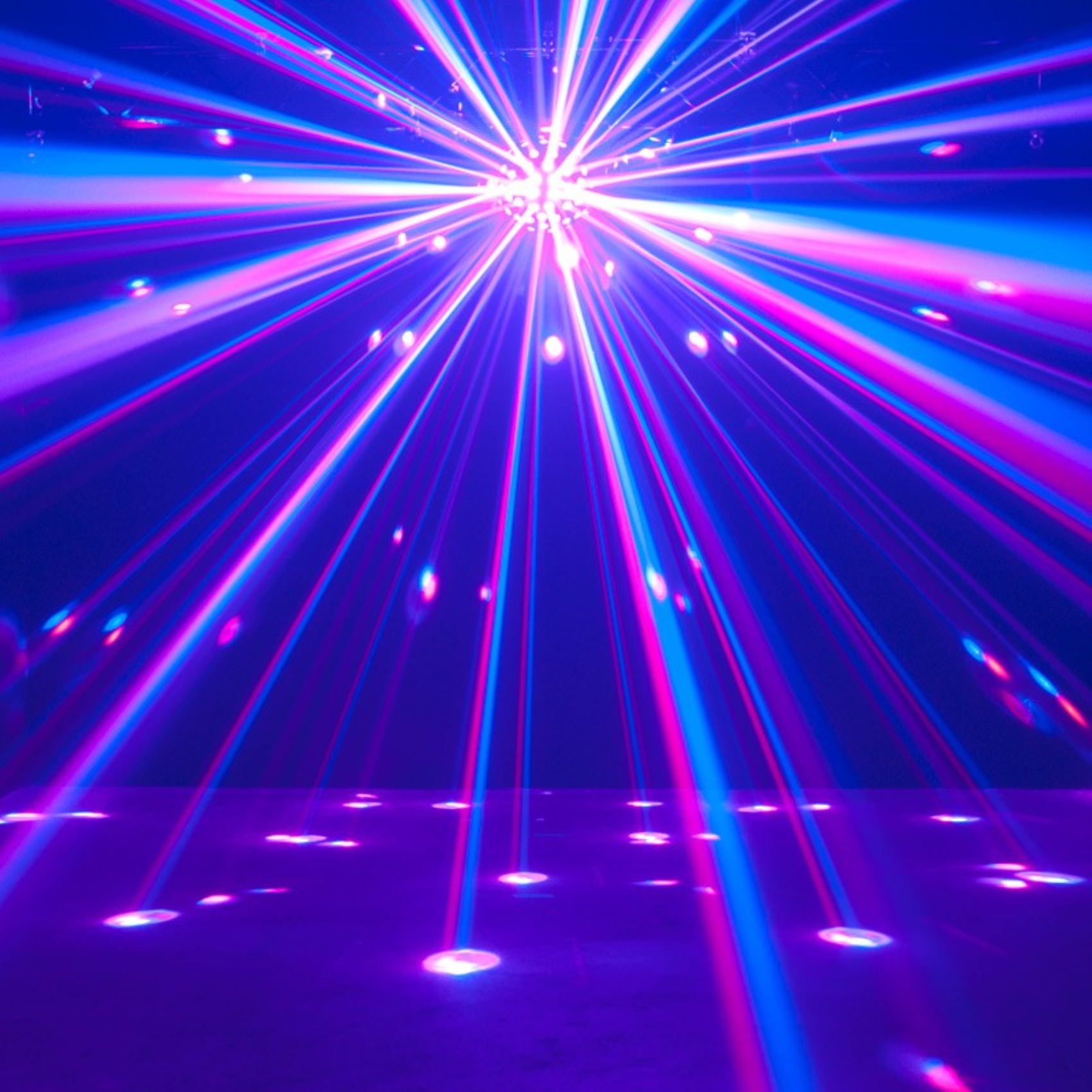 American DJ ADJ Starburst LED Sphere Shooting Beam Effect+Battery