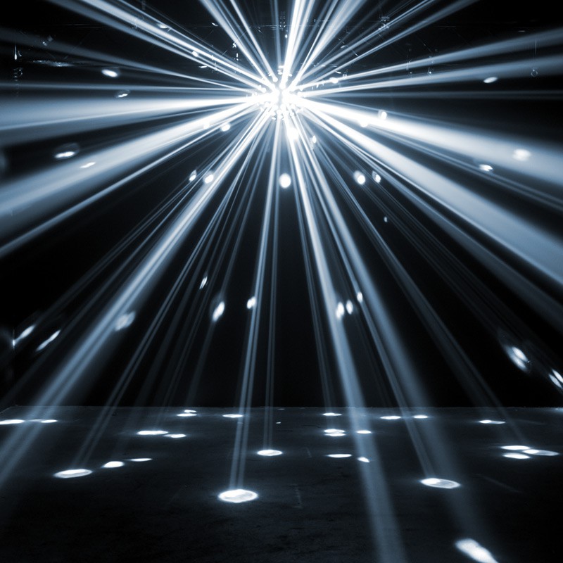 American DJ ADJ Starburst LED Sphere Shooting Beam Effect+Battery
