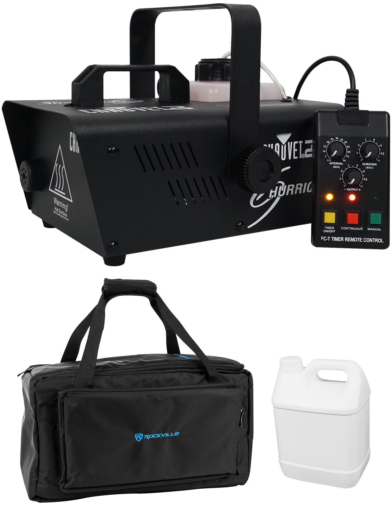 Chauvet DJ H1200 Hurricane 1200 Fog Machine W/Remote Timer+