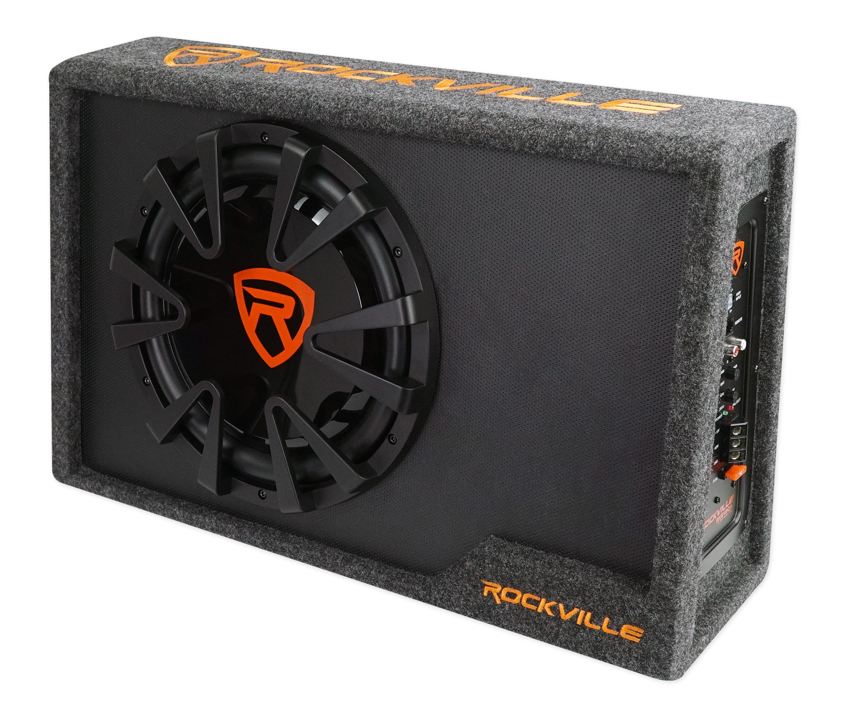 Rockville RVE12CA 12" 1400w Slim Vented Powered Car Rockville RVE12CA 12" 1400w Slim Vented Powered Car