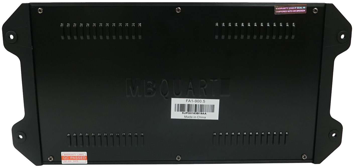 MB QUART FA1-900.5 900 Watt 5 Channel Car Audio Amplifier Class A/B+D