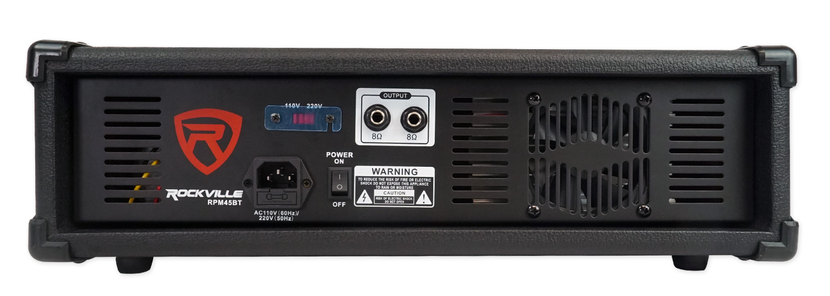 Rockville RPM45BT 2400w Powered 4 Channel Mixer/Amplifier w Bluetooth