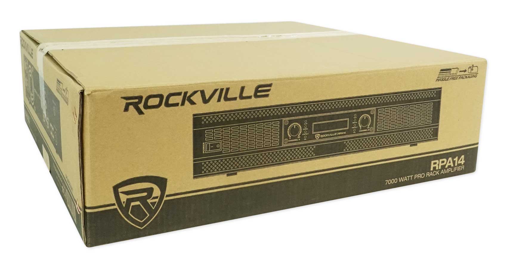 Rockville RPA14 7000w Peak 2000w RMS 2 Channel Power Amplifier Pro/DJ