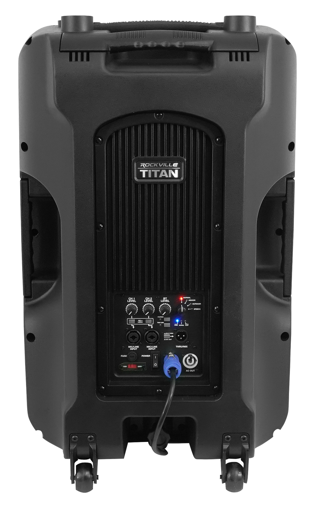 Rockville TITAN 15 15" 2000w Powered DJ PA Speaker/Bluetooth/DSP