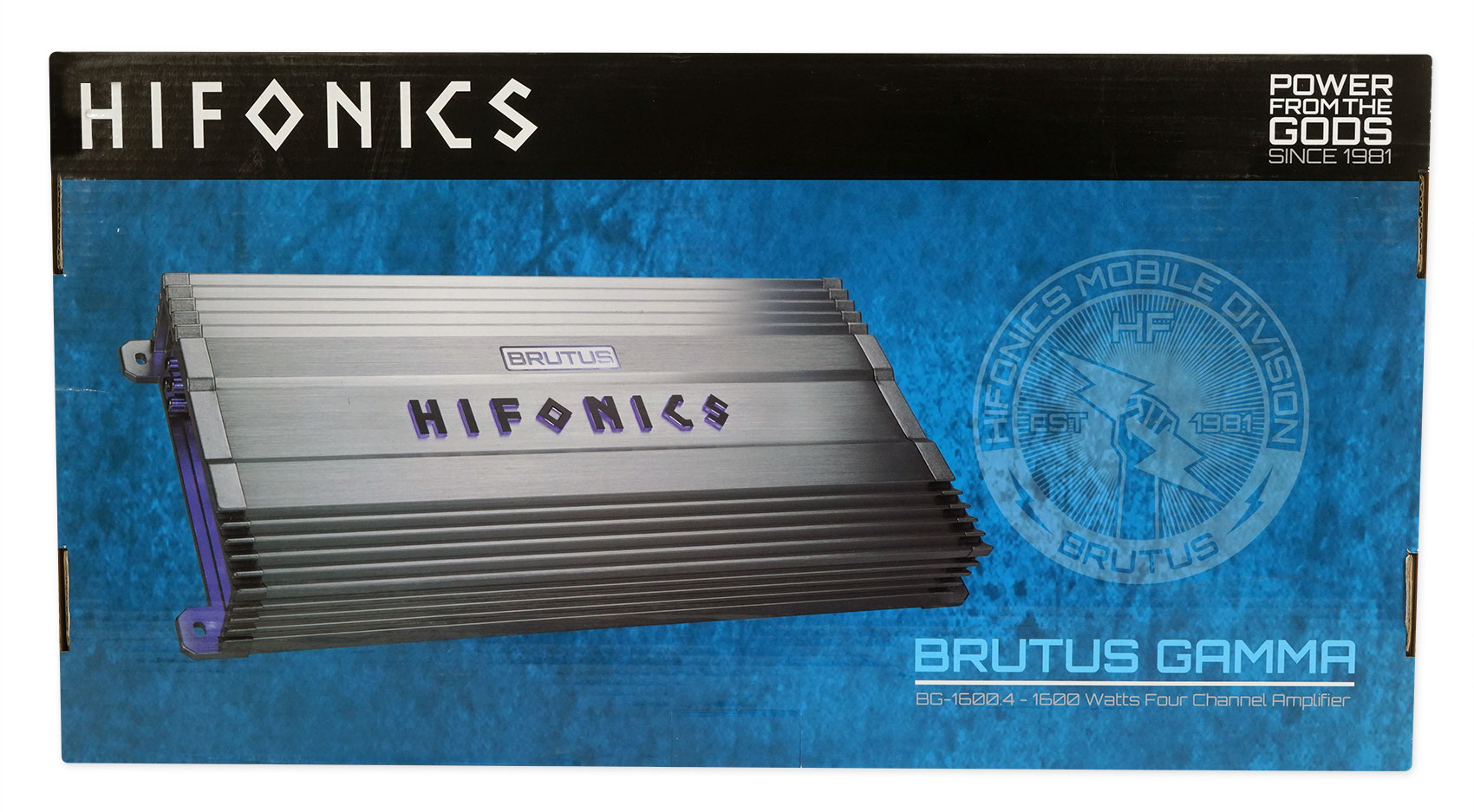Hifonics BG1600.4 BRUTUS Gamma 1600 Watt 4Channel Car Audio Amplifier