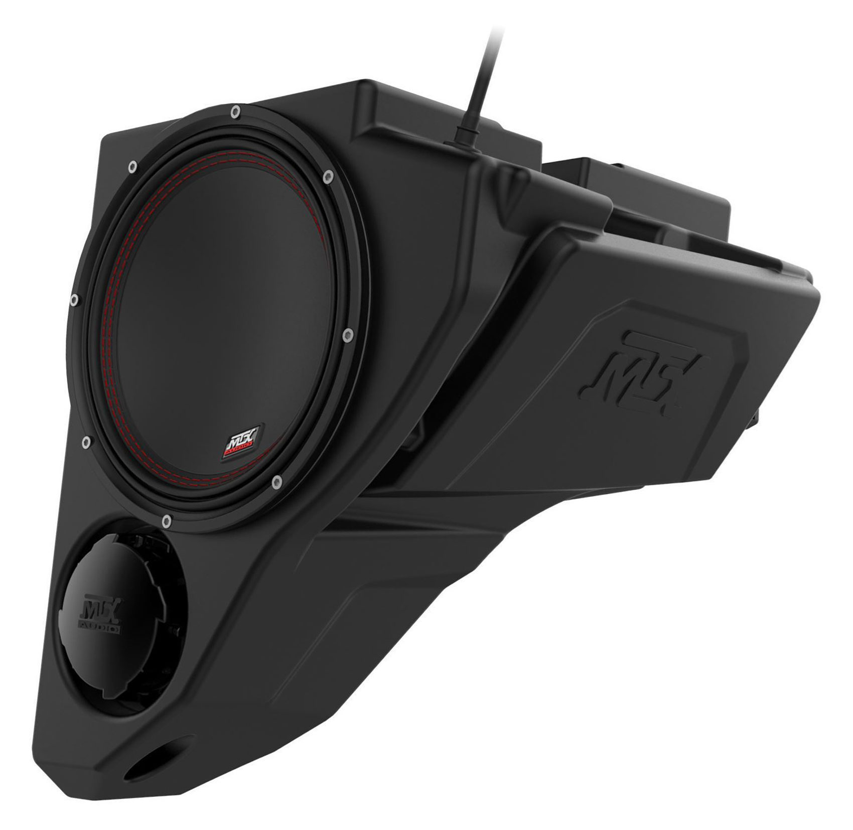 MTX RZR14THUNDER5 Receiver+Front+Tower Speakers+Sub For Polaris RZR