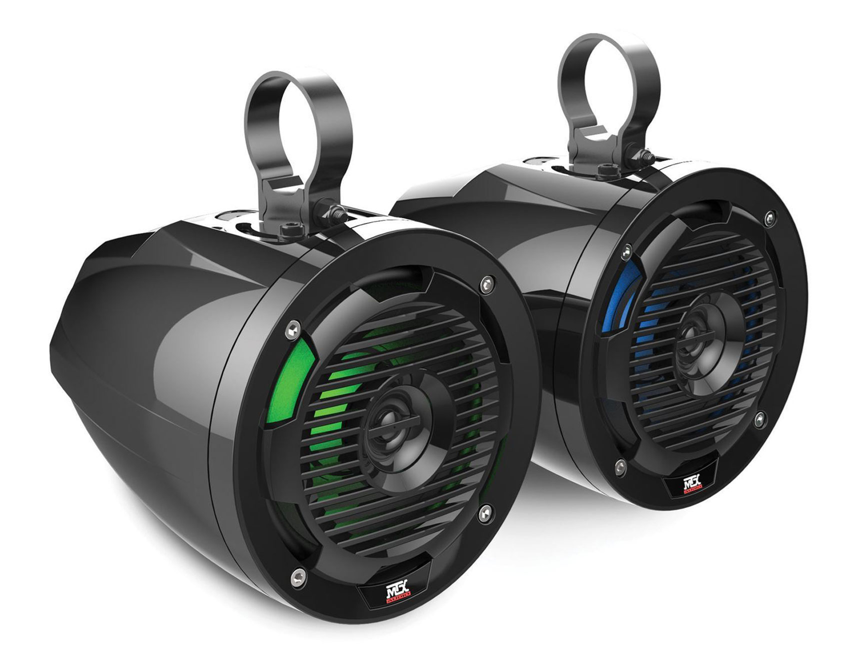 MTX RZR14THUNDER5 Receiver+Front+Tower Speakers+Sub For Polaris RZR