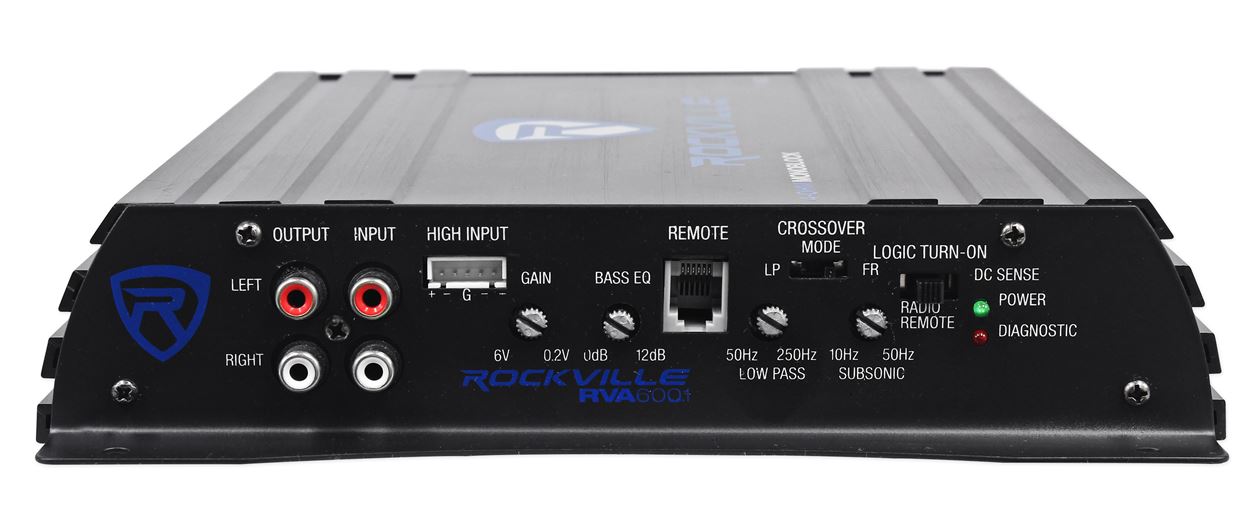 Rockville RV10.2B 1000w Dual 10" Car Subwoofer Enclosure+Mono Amplifier+Amp Kit eBay