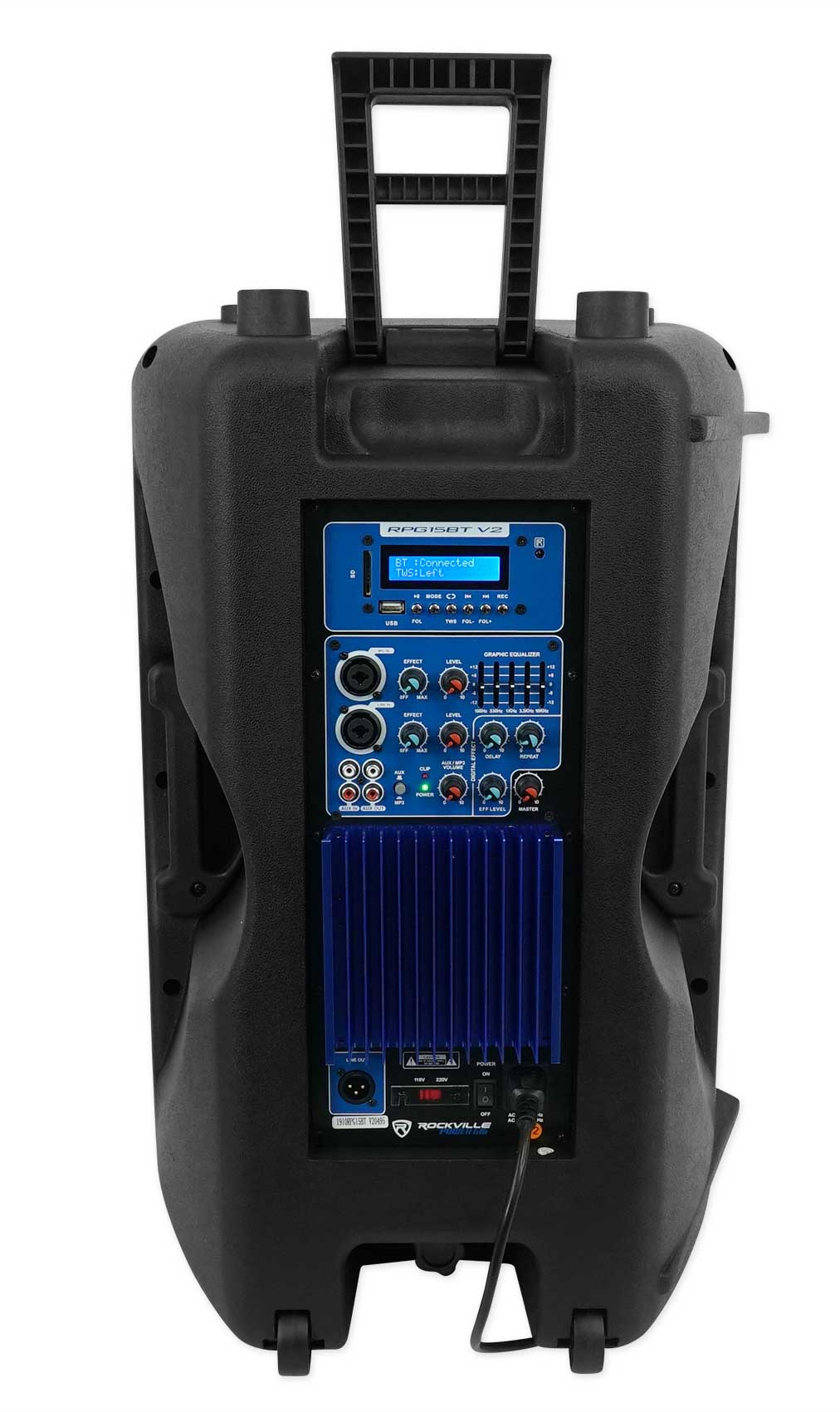 Rockville RPG15BT V2 15" Powered 1000W DJ PA Speaker BlueTooth/Wireless/Remote 819216026106 eBay