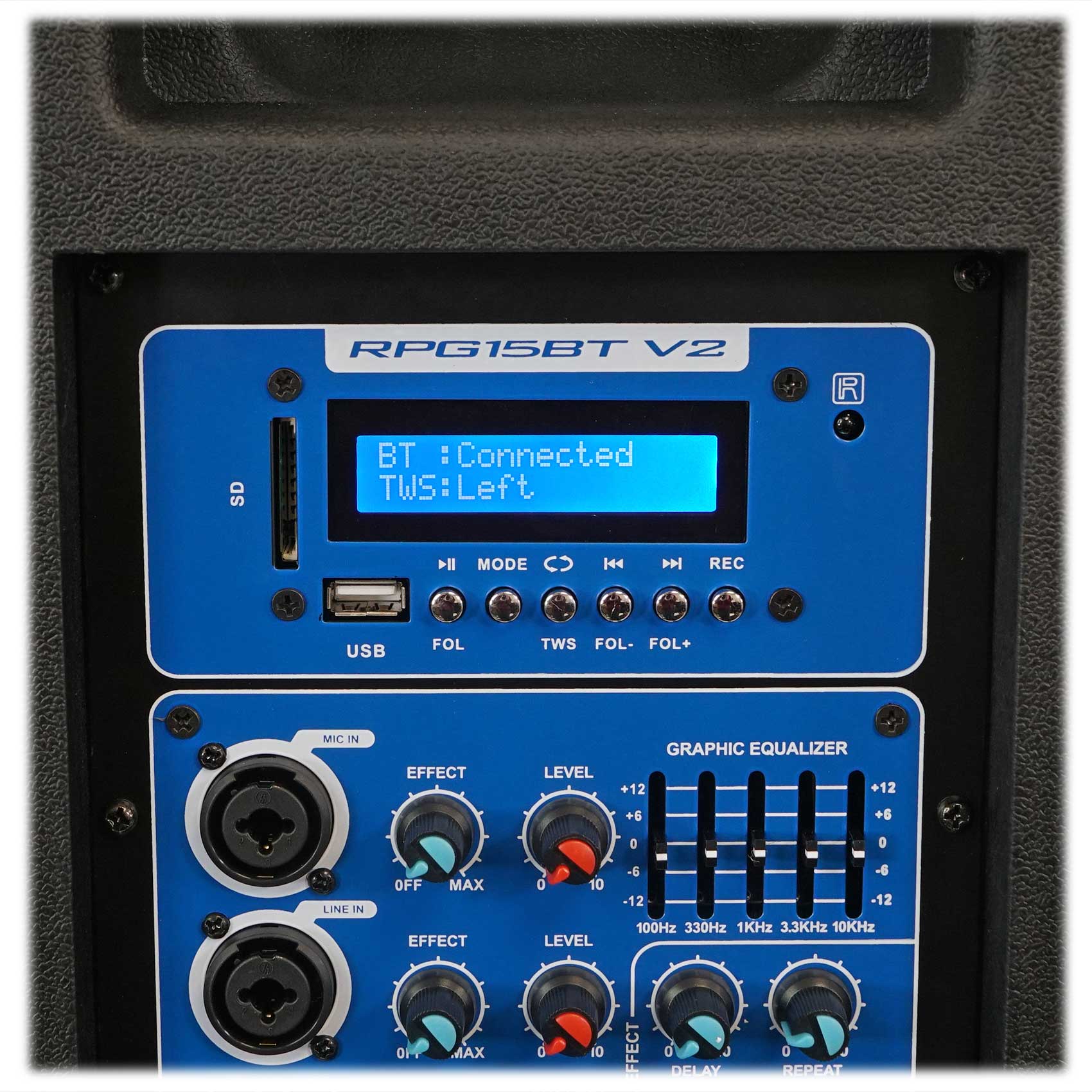 Rockville RPG15BT V2 15" Powered 1000W DJ PA Speaker BlueTooth/Wireless/Remote 819216026106 eBay